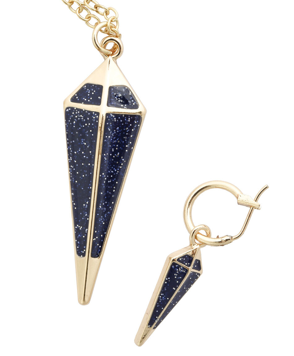 Set joyas aros + collar 3 piezas