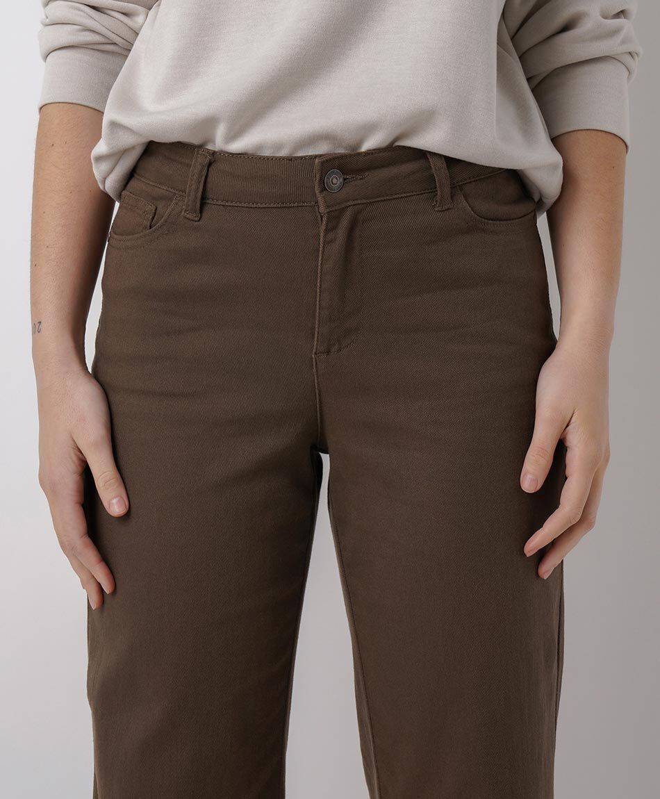 Jeans mujer chocolate