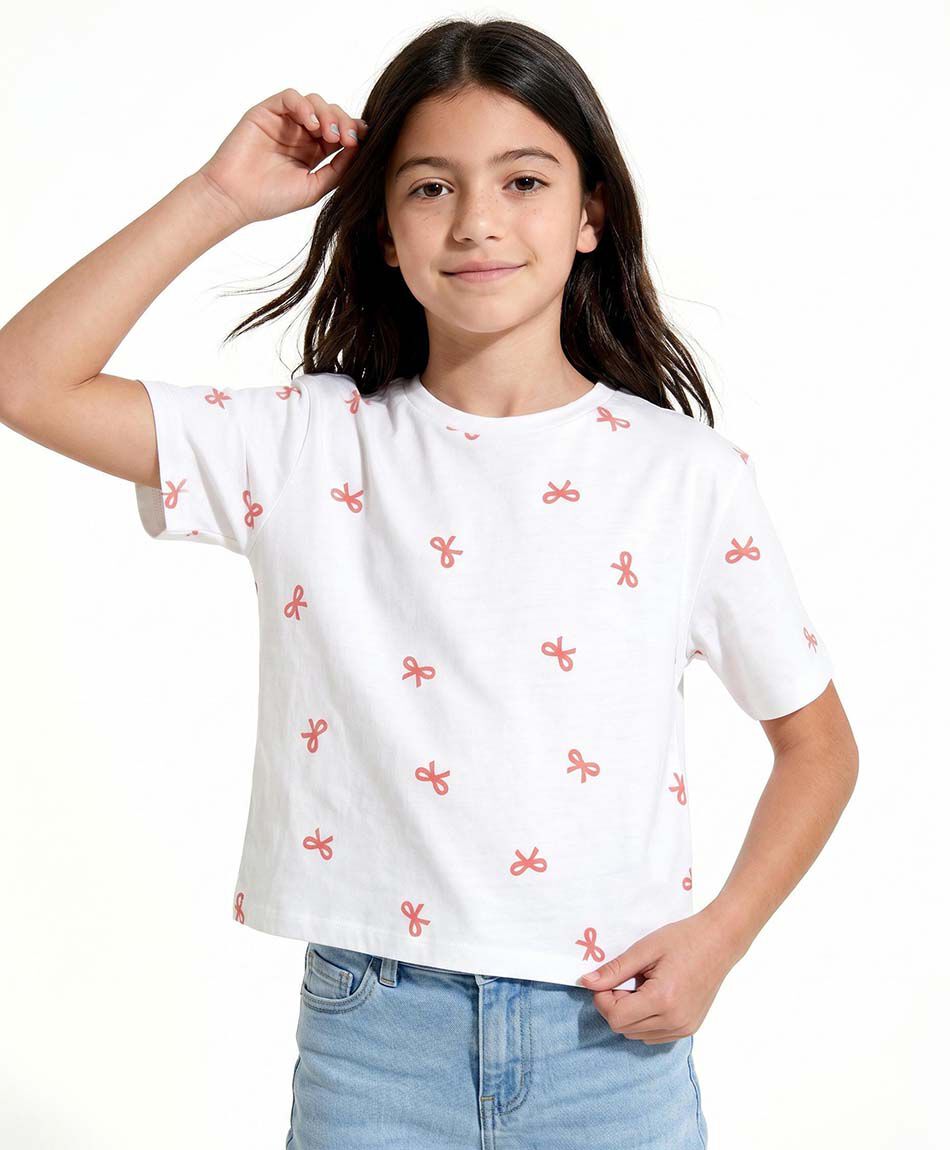 Polera ni&ntilde;a cintitas