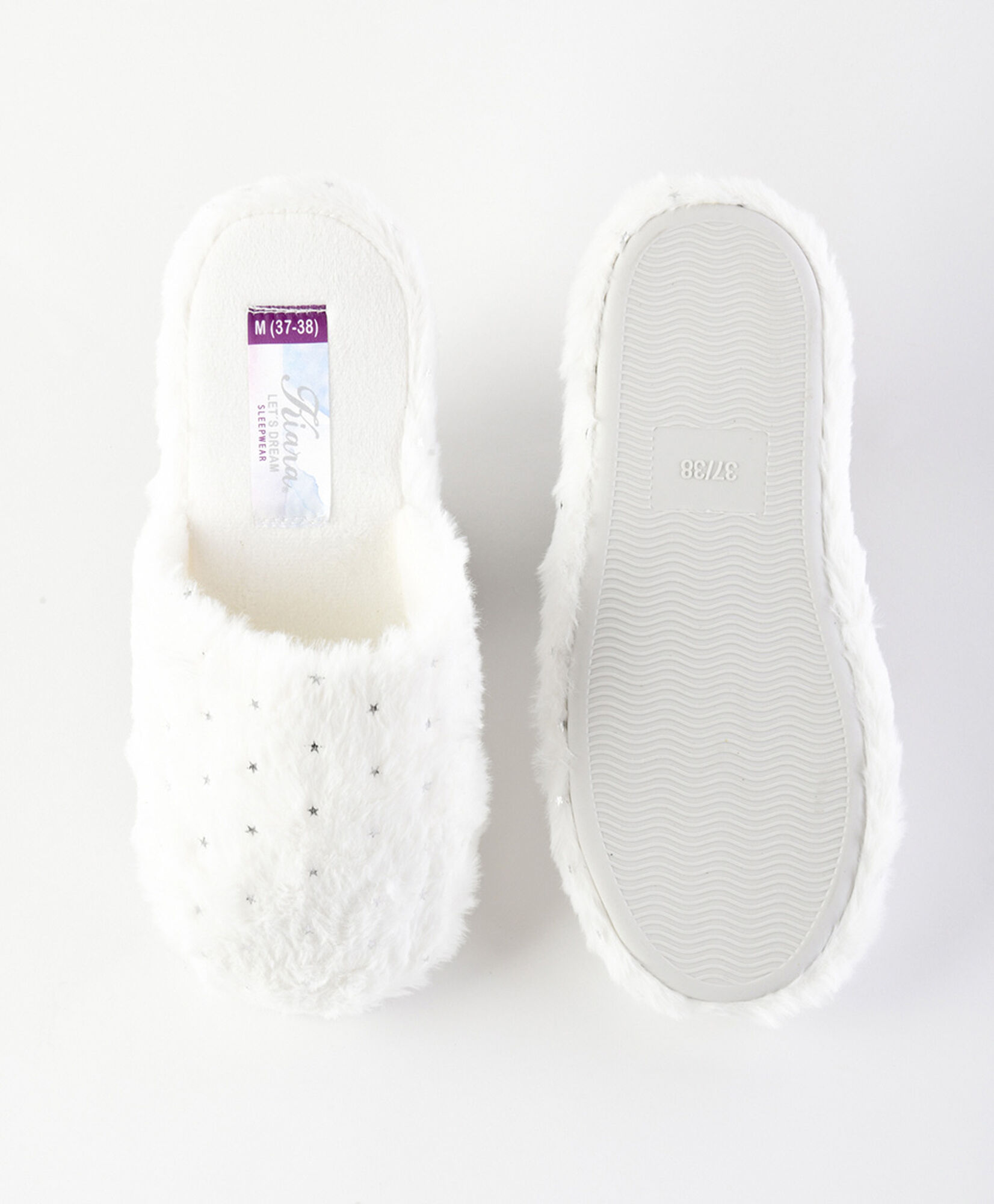 Pantufla mujer coral brillos Pantufla mujer coral brillos