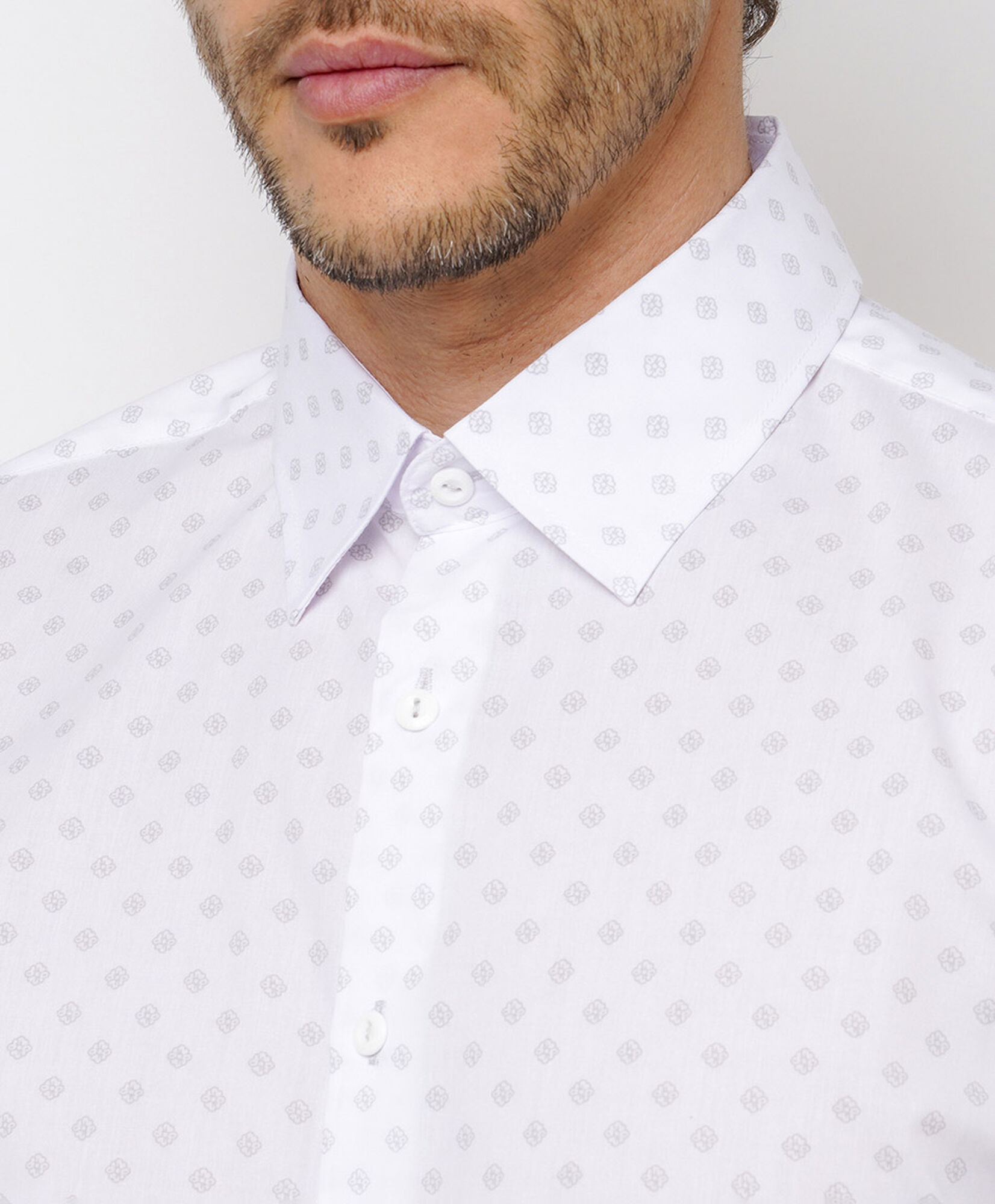Camisa hombre formal diseño estampado Camisa hombre formal diseño estampado