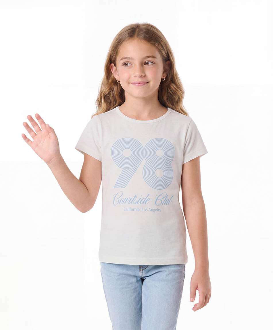 Polera ni&ntilde;a courtside club