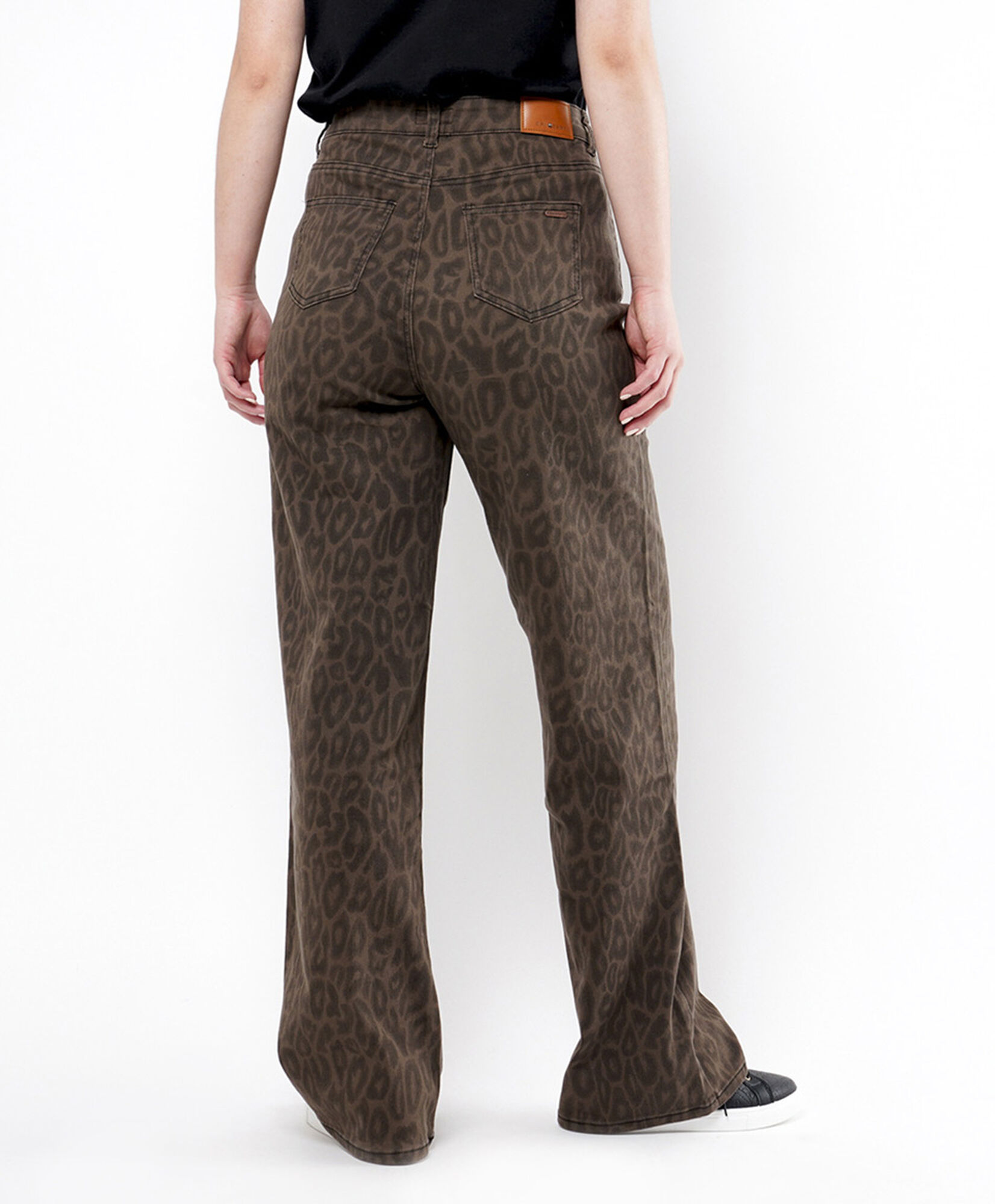 Jeans mujer animal print wide Jeans mujer animal print wide