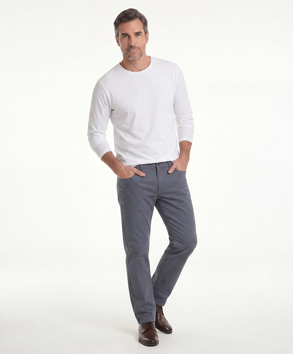 Pantal&oacute;n hombre b&aacute;sico azul