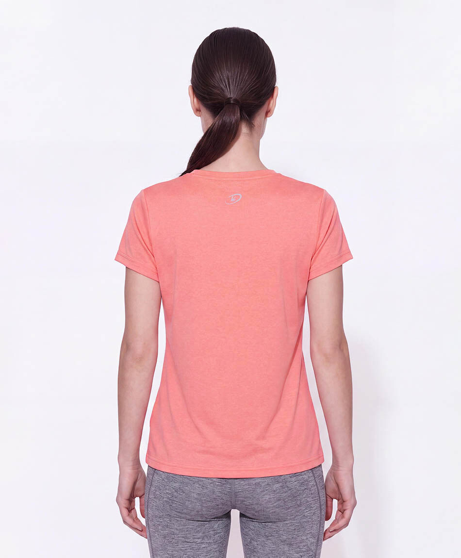 Polera deportiva mujer coral