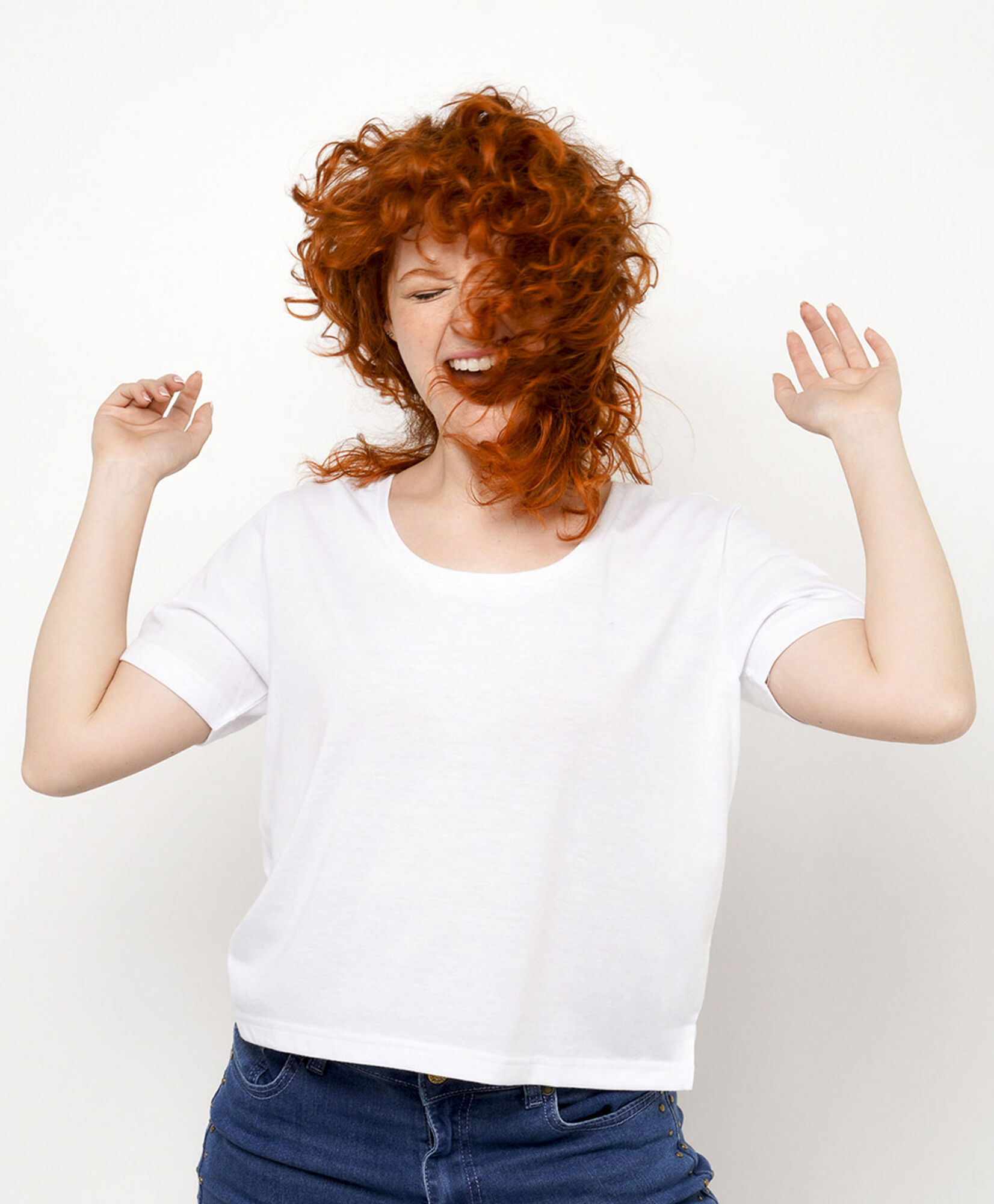 Polera mujer crop blanco Polera mujer crop blanco