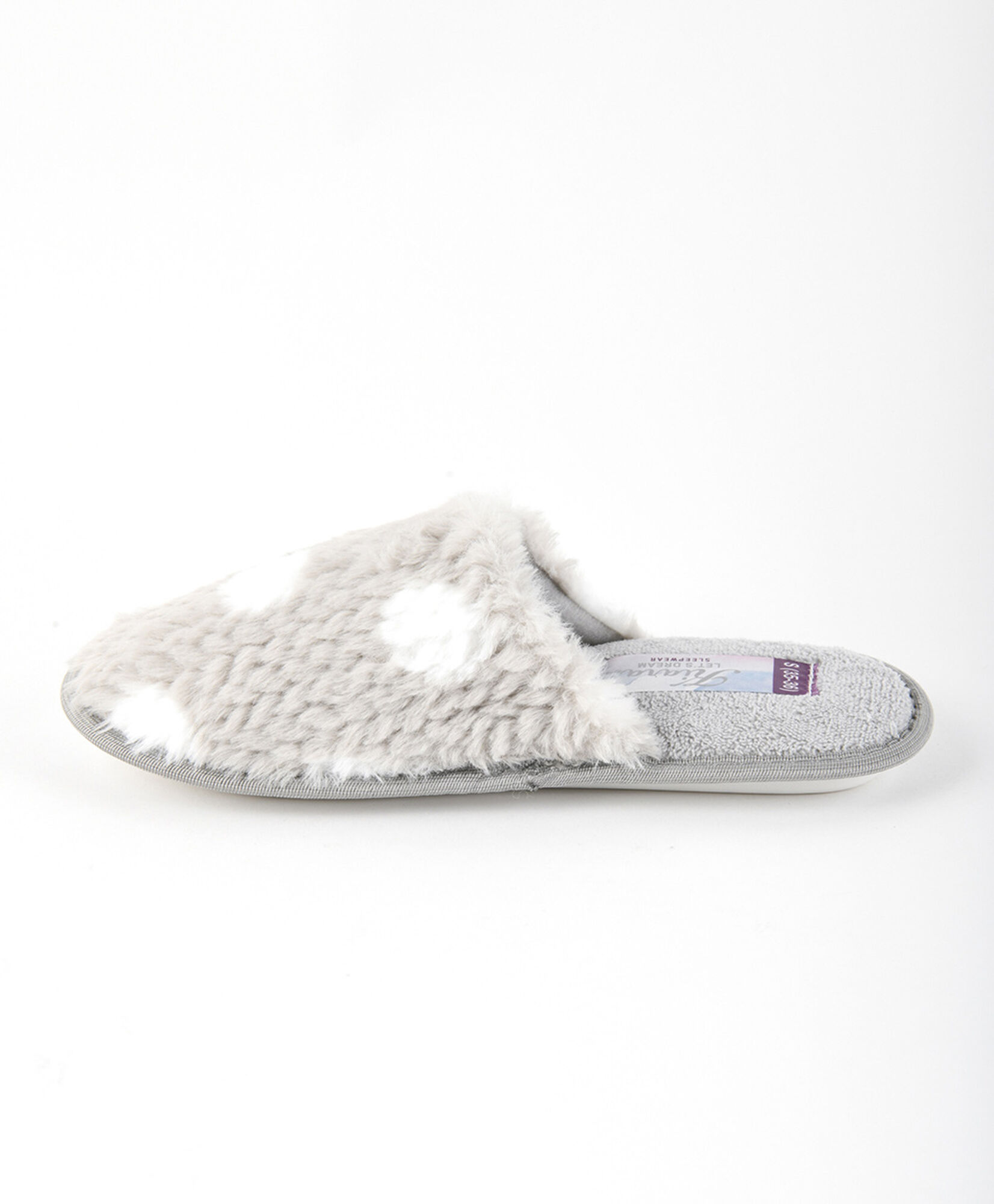 Pantufla mujer puntitos Pantufla mujer puntitos