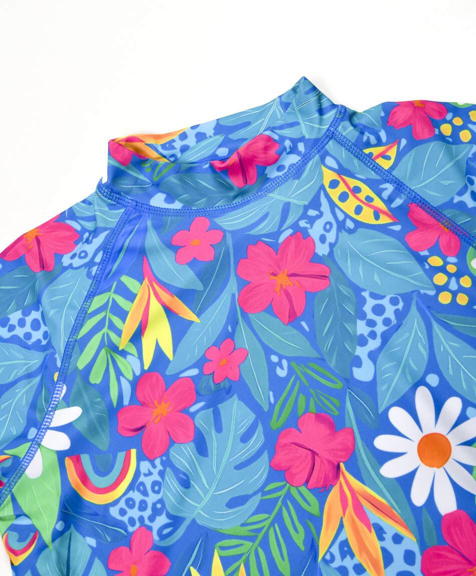 Polera para agua ni&ntilde;a tropical