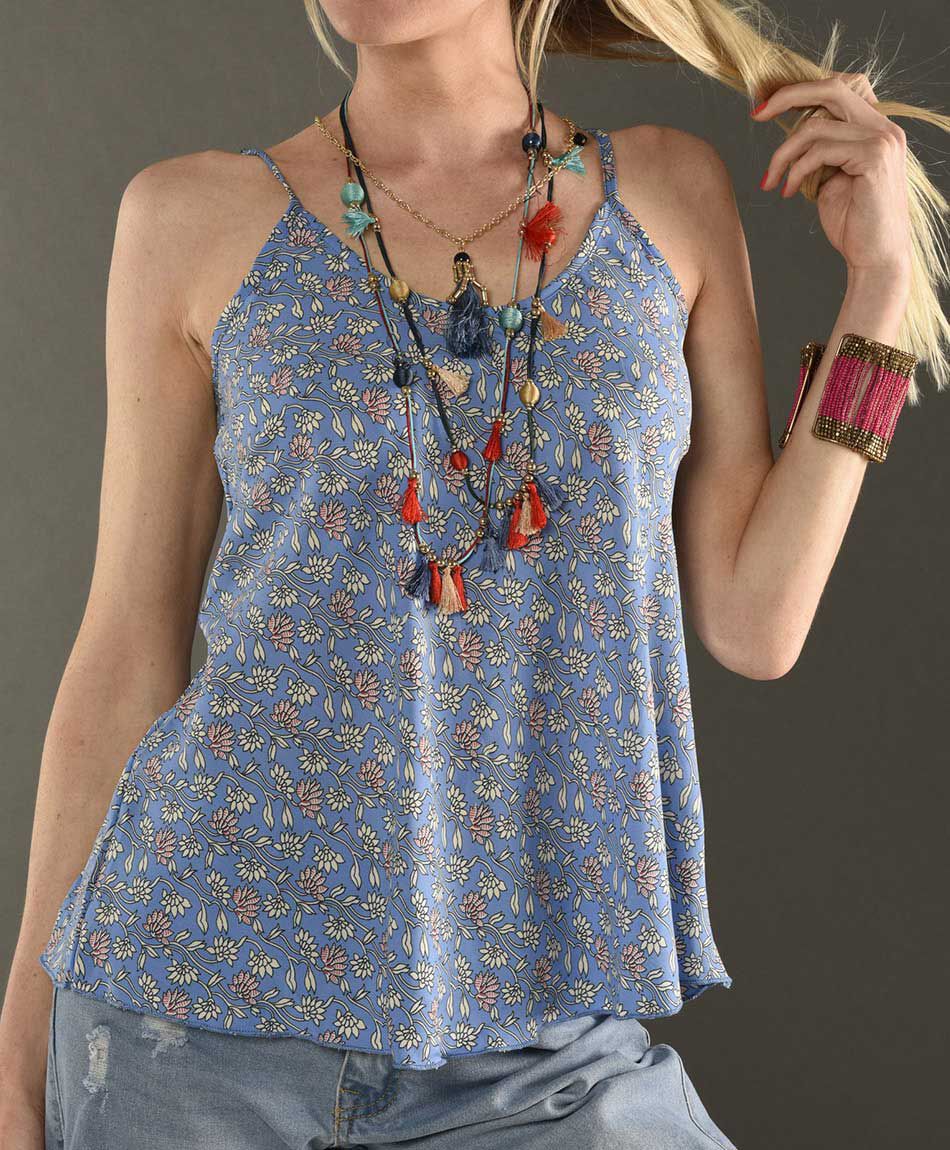 Top estampado bretel