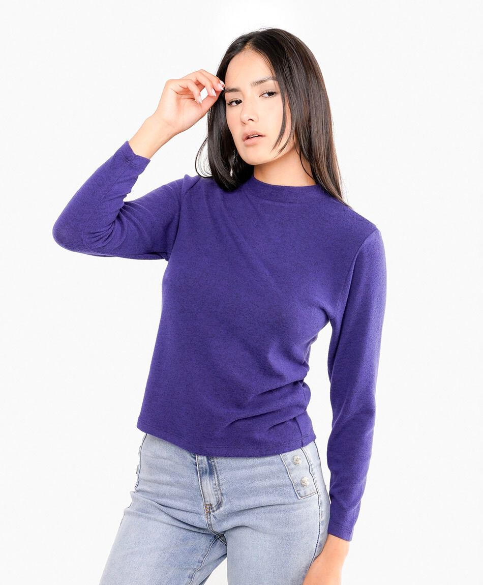 Polera mujer cl&aacute;sica brush