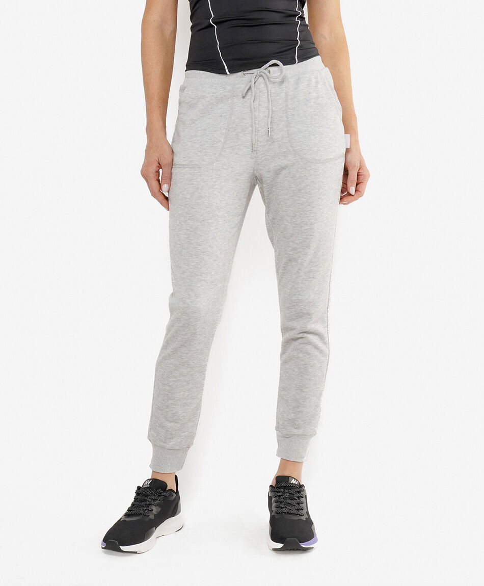 Pantal&oacute;n de buzo mujer liso jogger
