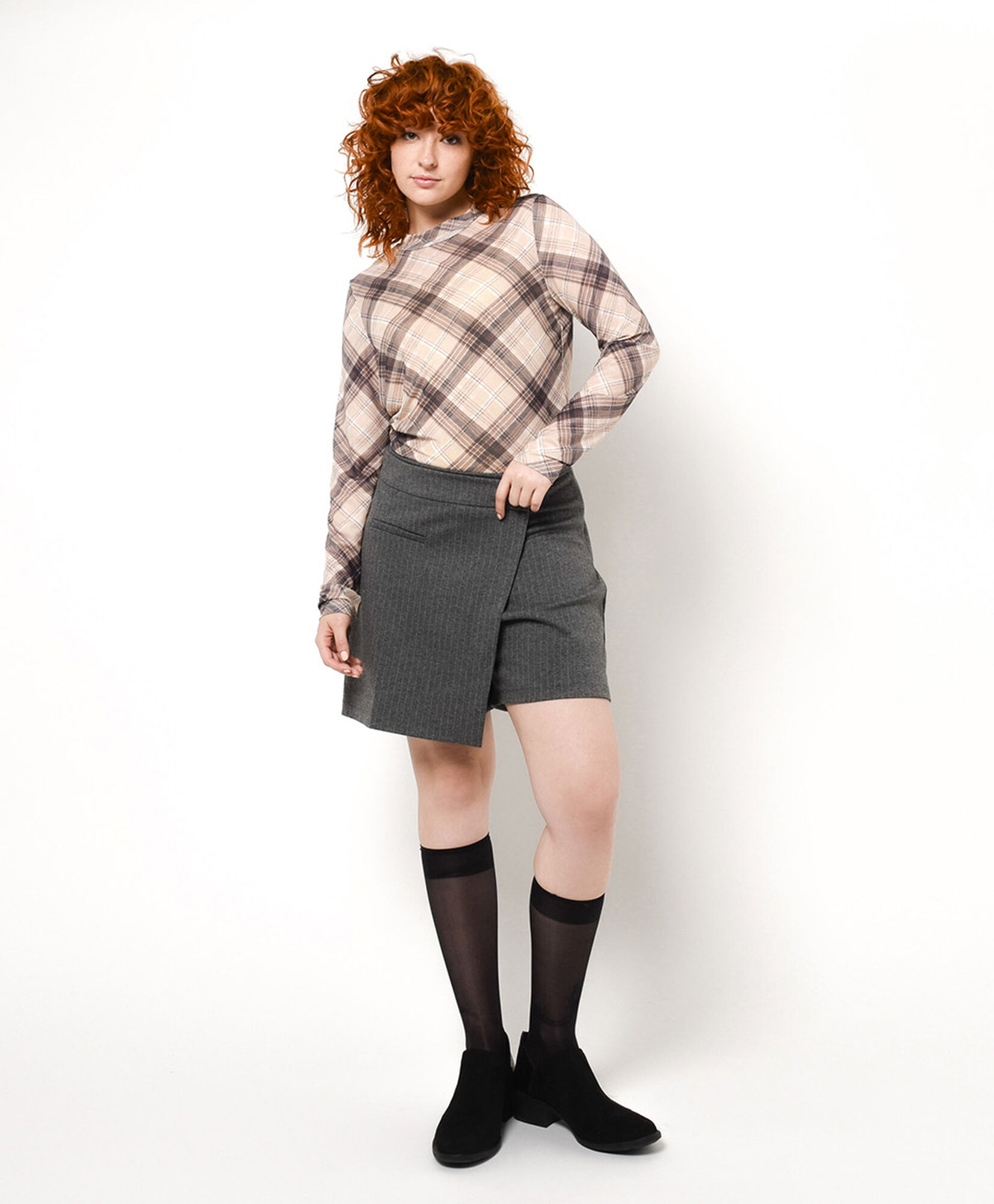 Mini falda mujer cruzada short Mini falda mujer cruzada short