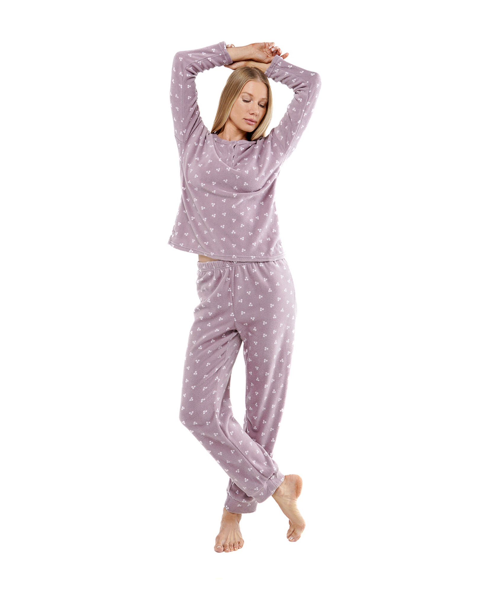 Pijama mujer micropolar triple punto Pijama mujer micropolar triple punto