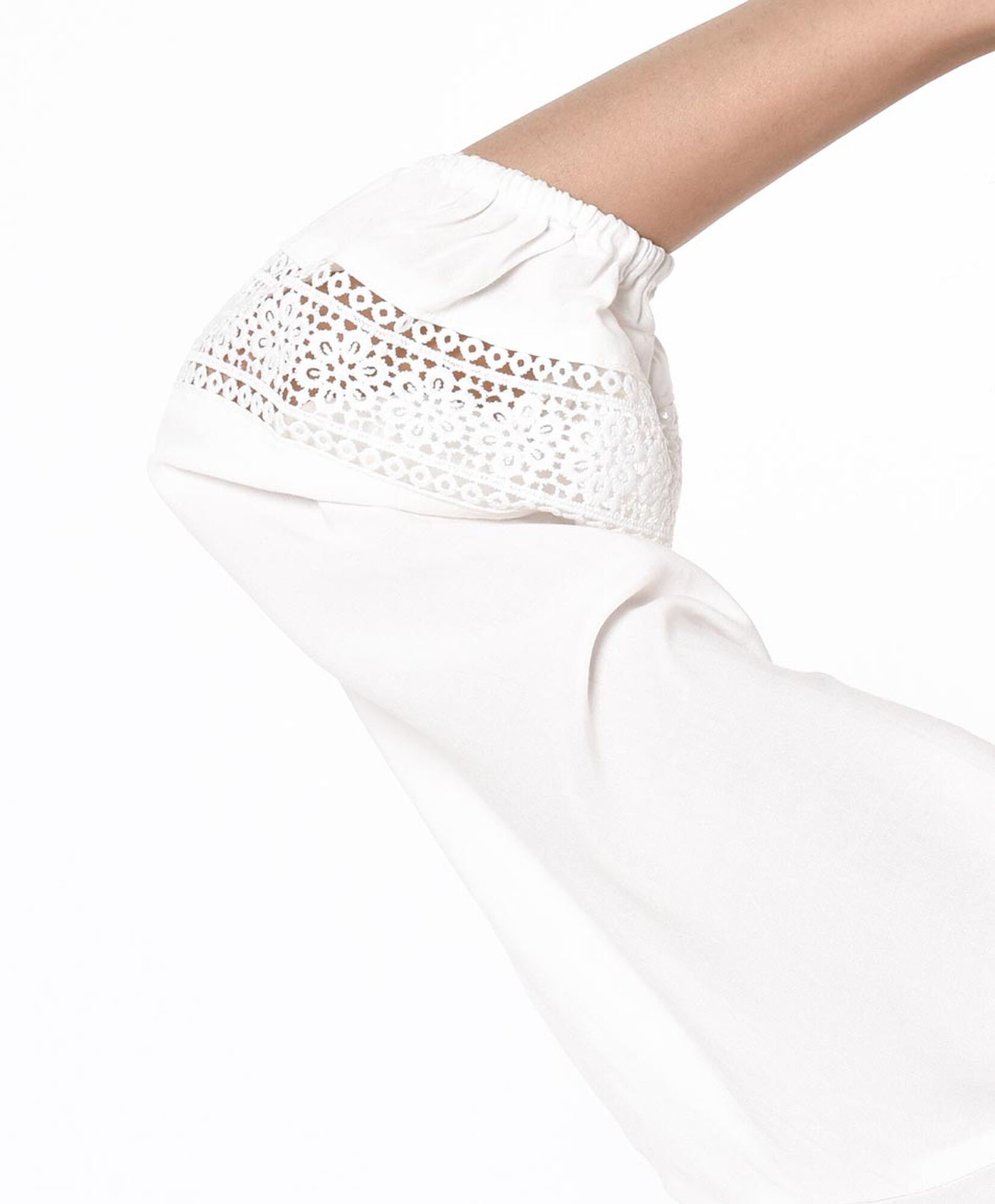 Blusa mujer encajes lazo Blusa mujer encajes lazo