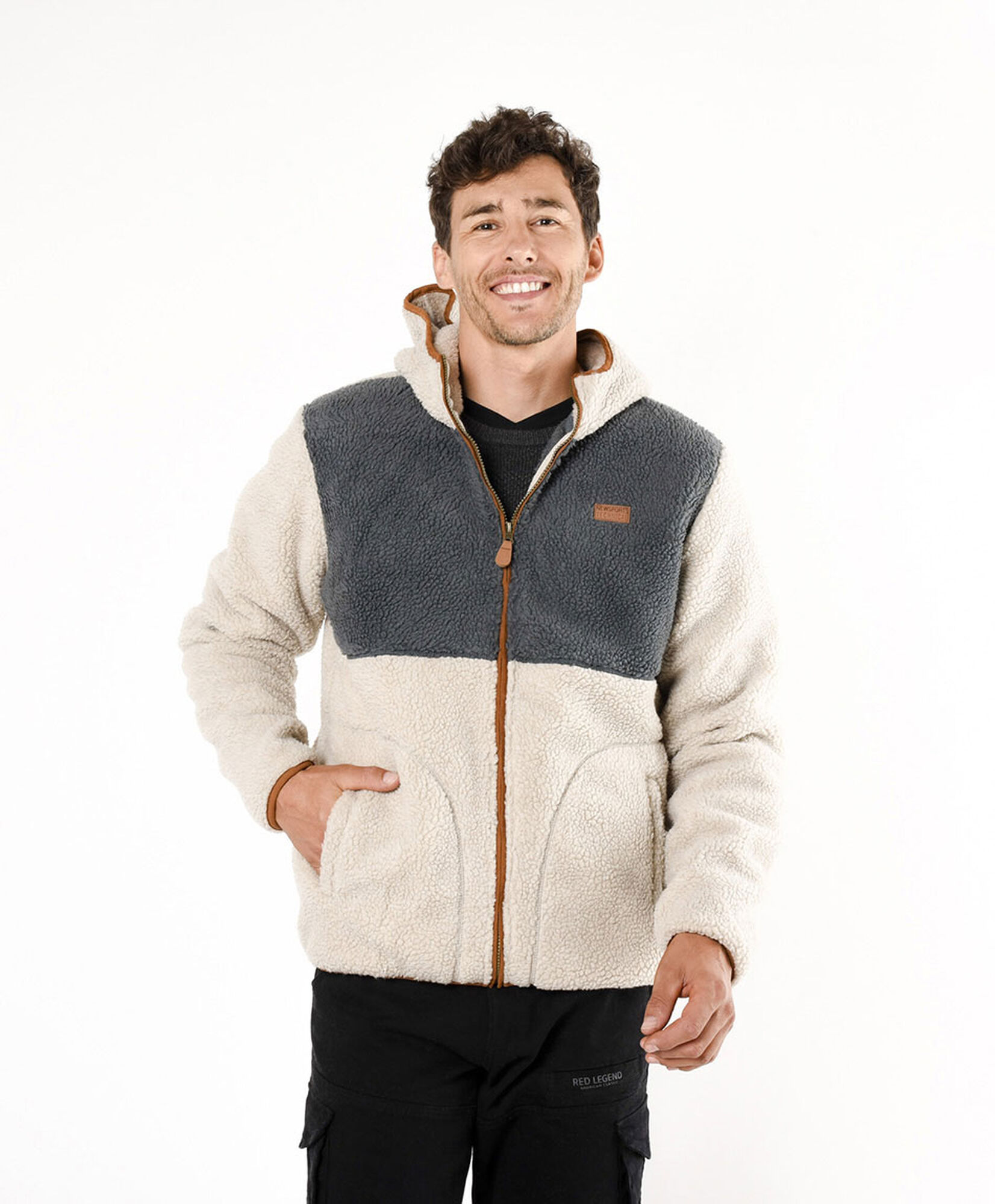 Chaqueta deportiva hombre chiporro bicolor Chaqueta deportiva hombre chiporro bicolor