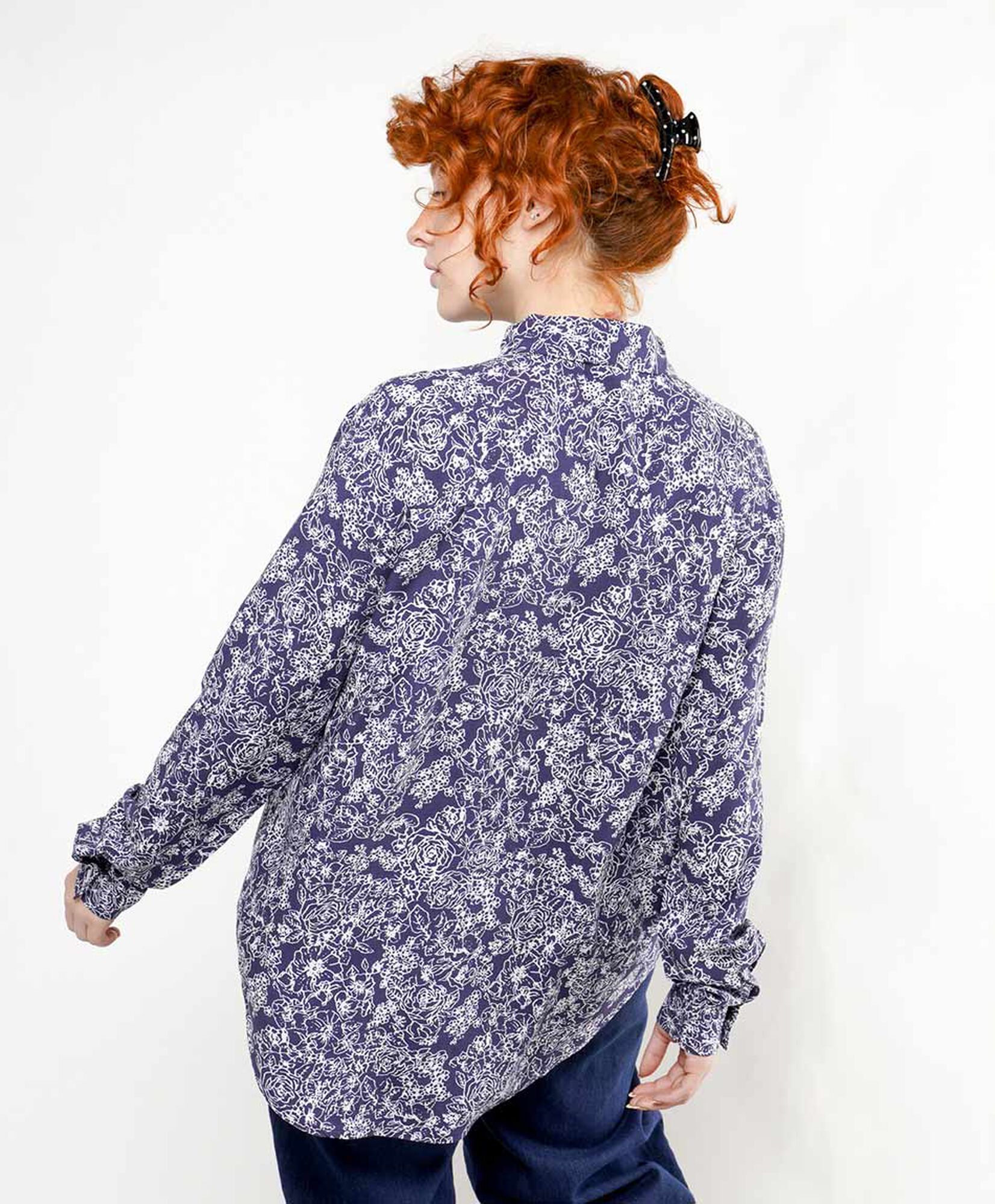 Blusa mujer estampado azul Blusa mujer estampado azul