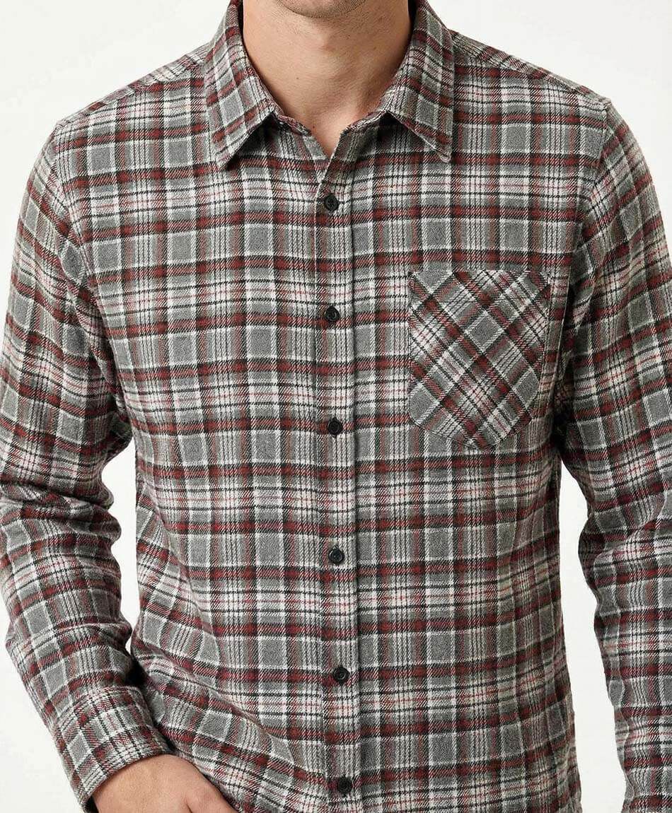 Camisa hombre franela cuadros