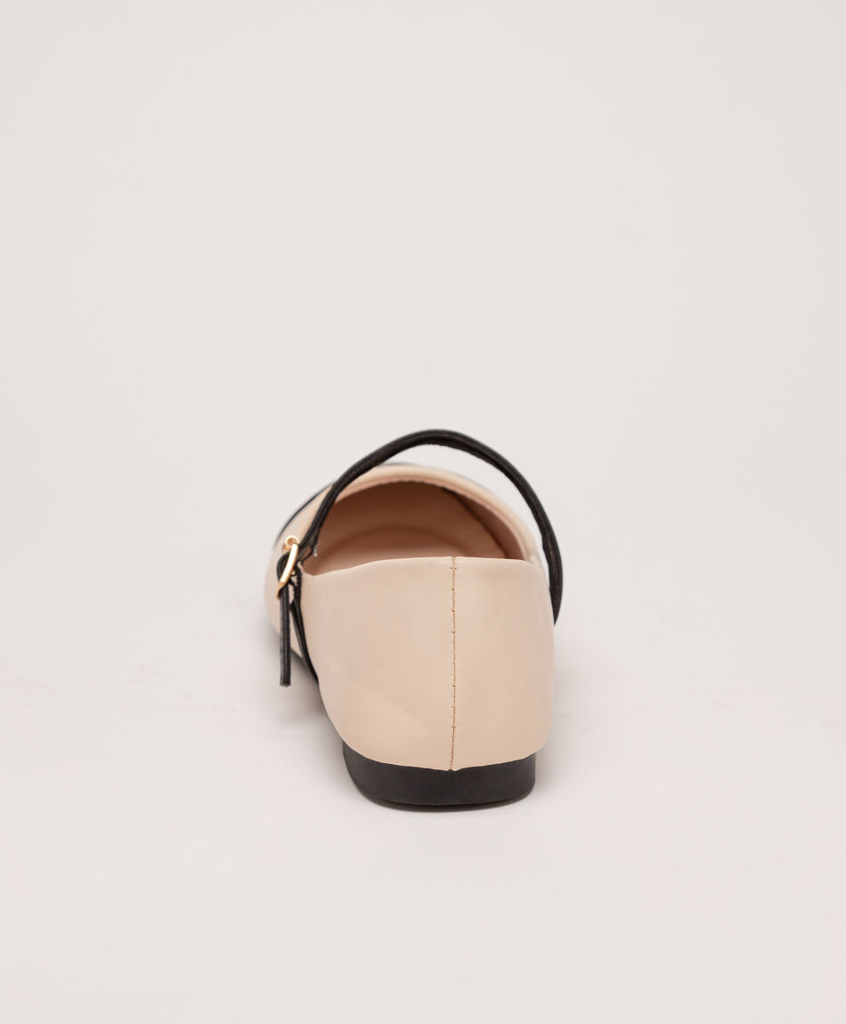 Ballerina mujer bicolor mary jane