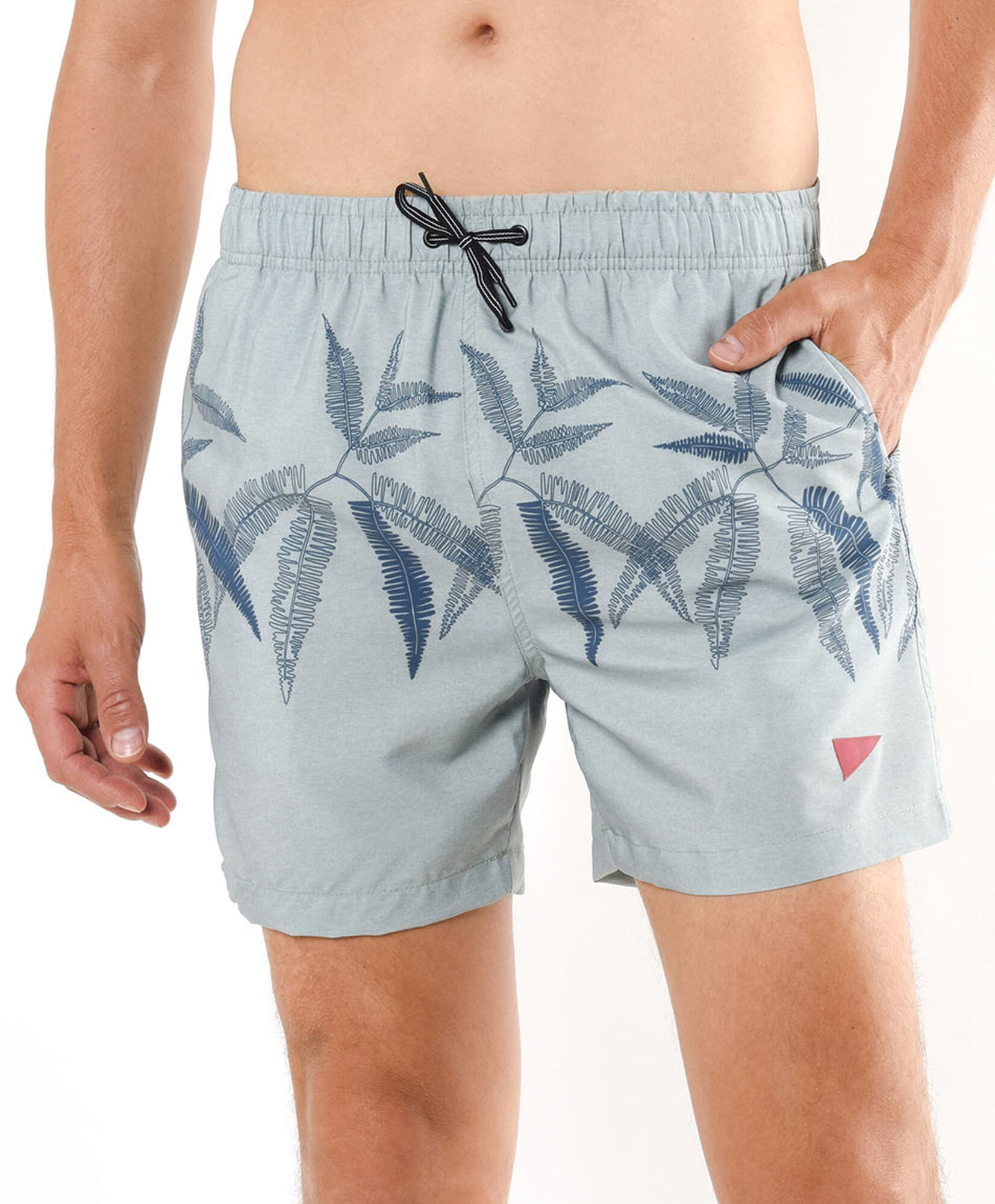 Traje de baño hombre liso hojas Traje de baño hombre liso hojas