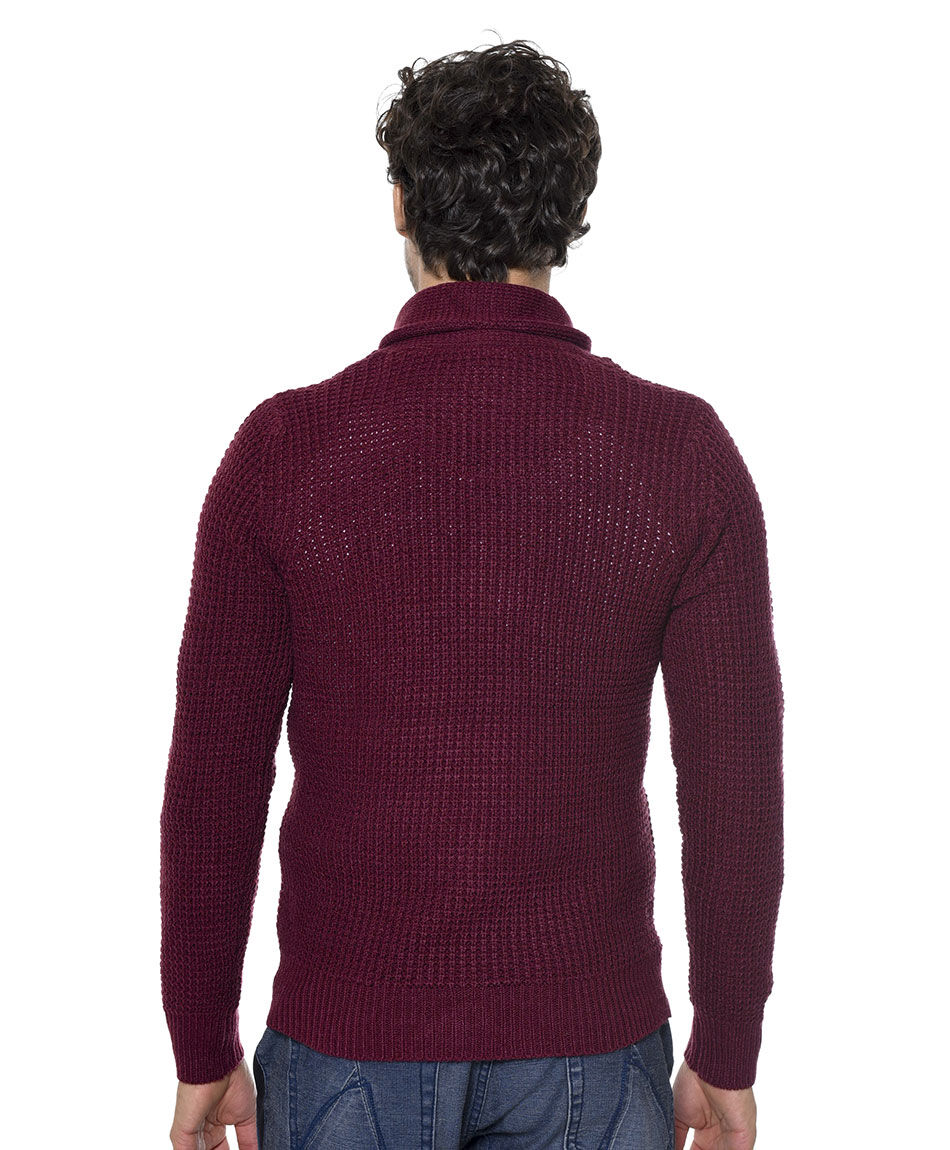Sweater cuello con botones