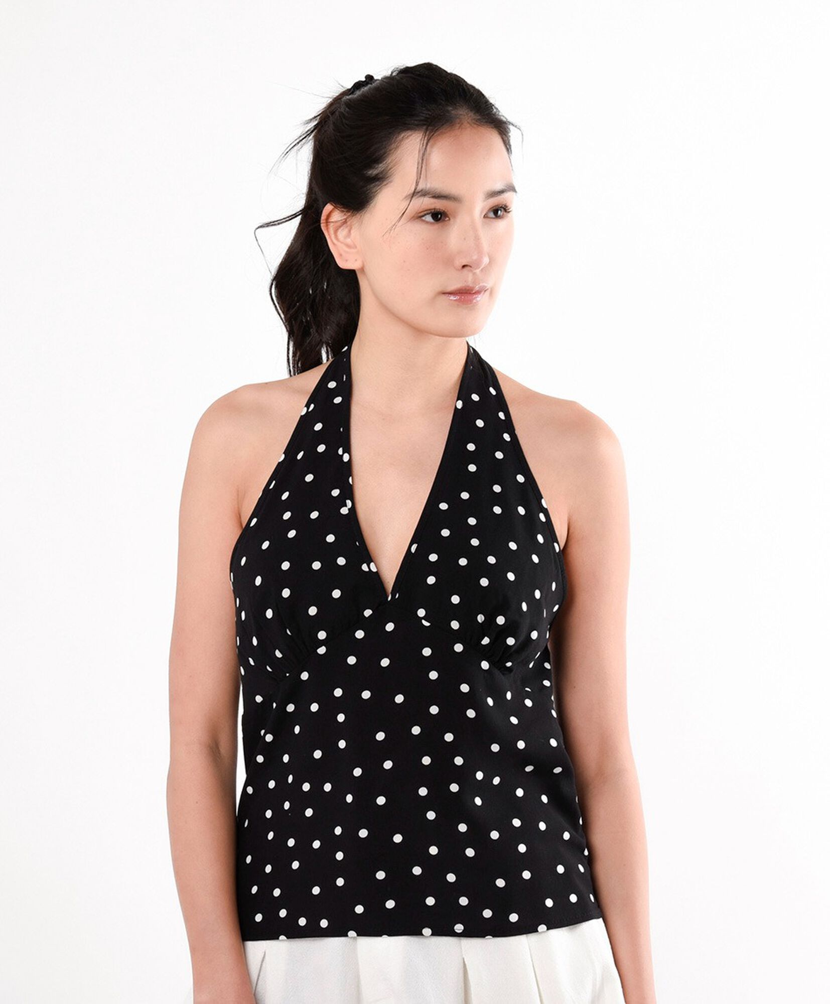 Blusa mujer top puntos Blusa mujer top puntos