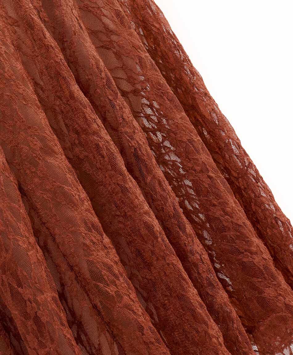 Vestido mujer forrado encaje