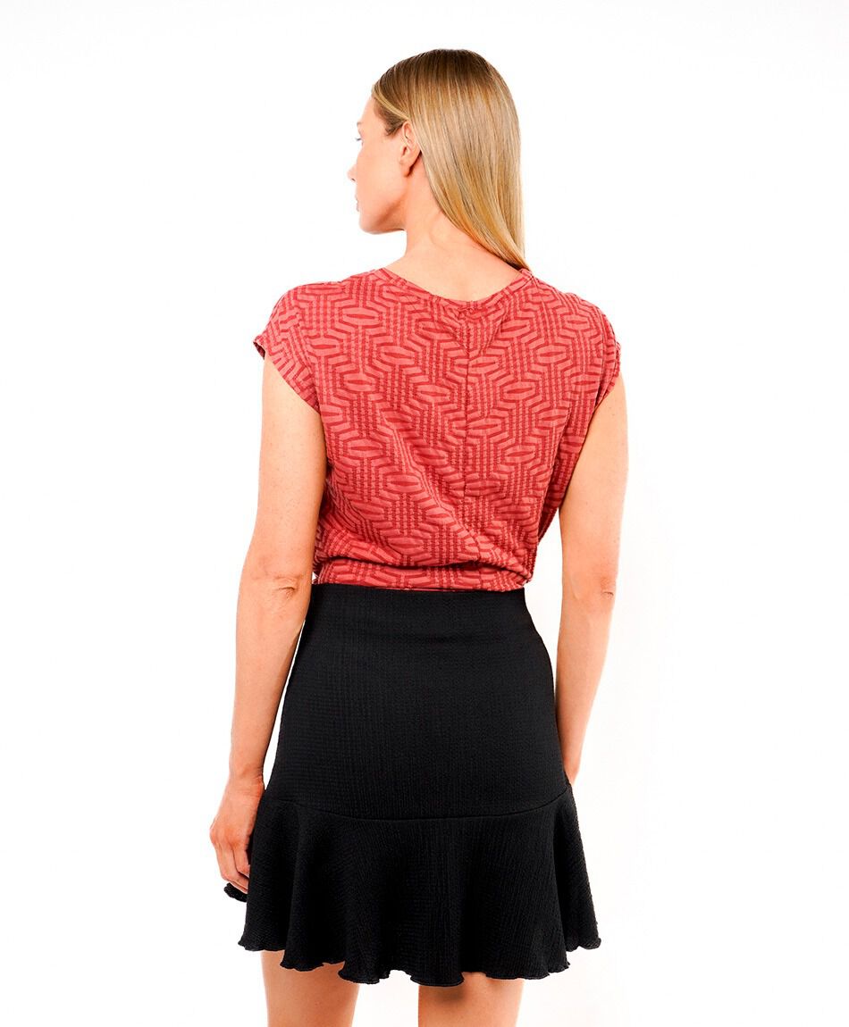 Mini falda mujer short elasticada