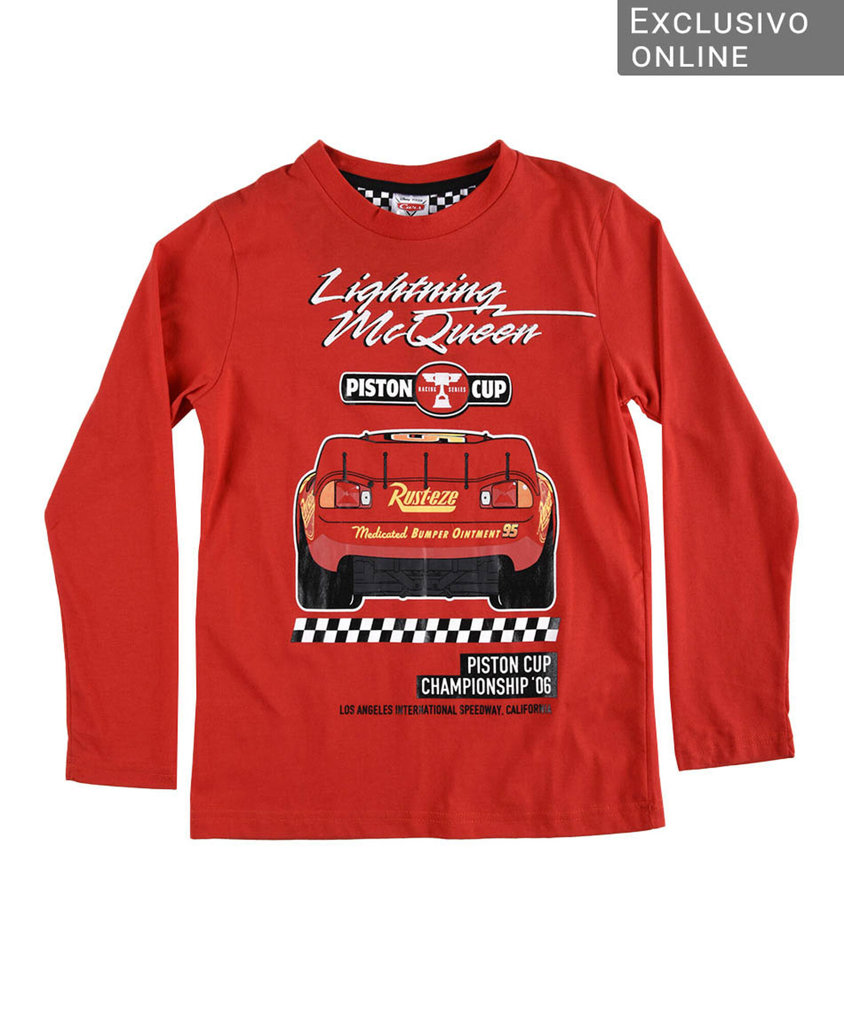 Polera niño rayo mcqueen Polera niño rayo mcqueen