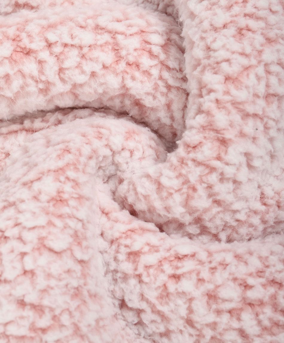 Poler&oacute;n manta mujer chiporro rosa suave