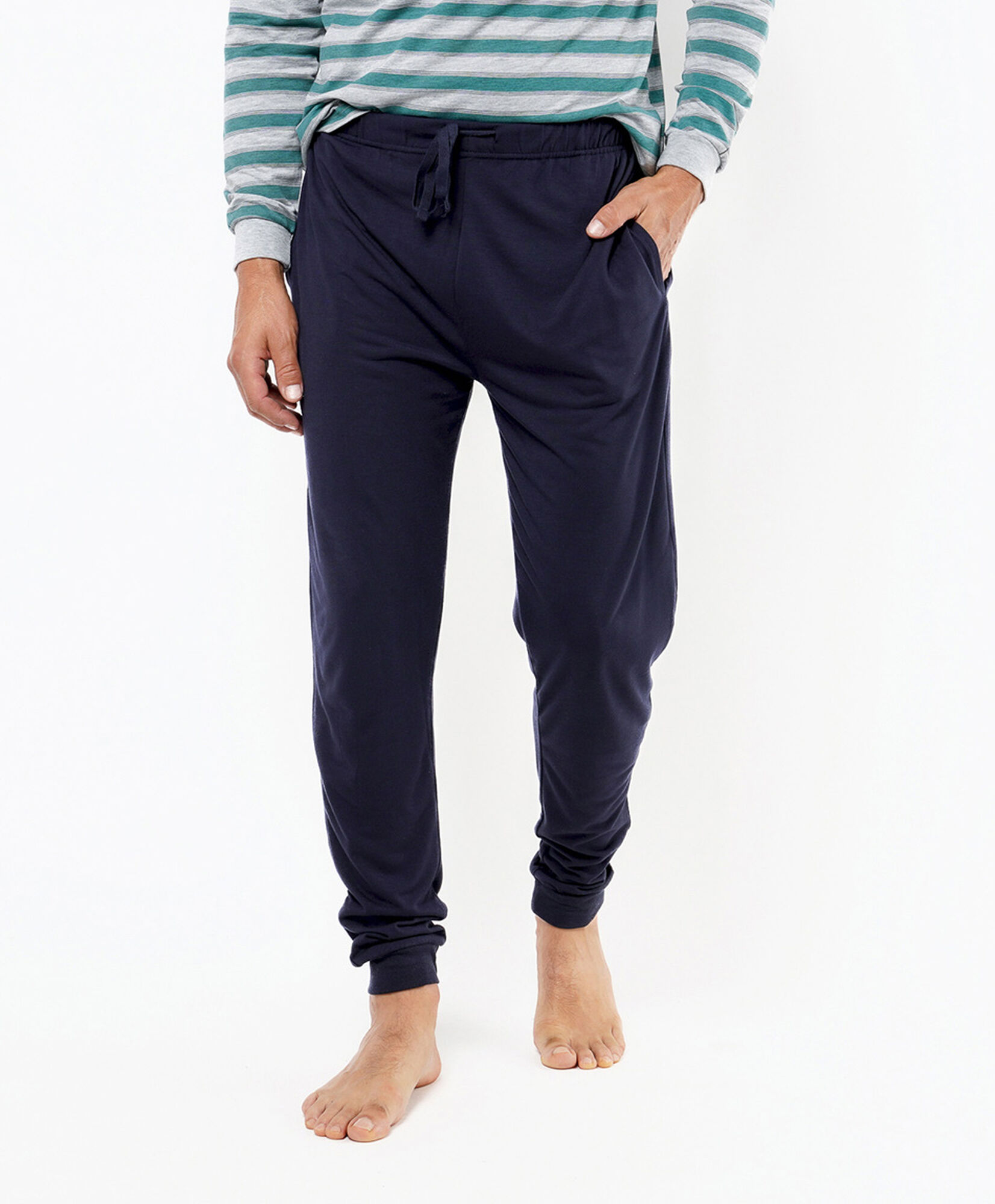 Pijama hombre líneas verdes Pijama hombre líneas verdes