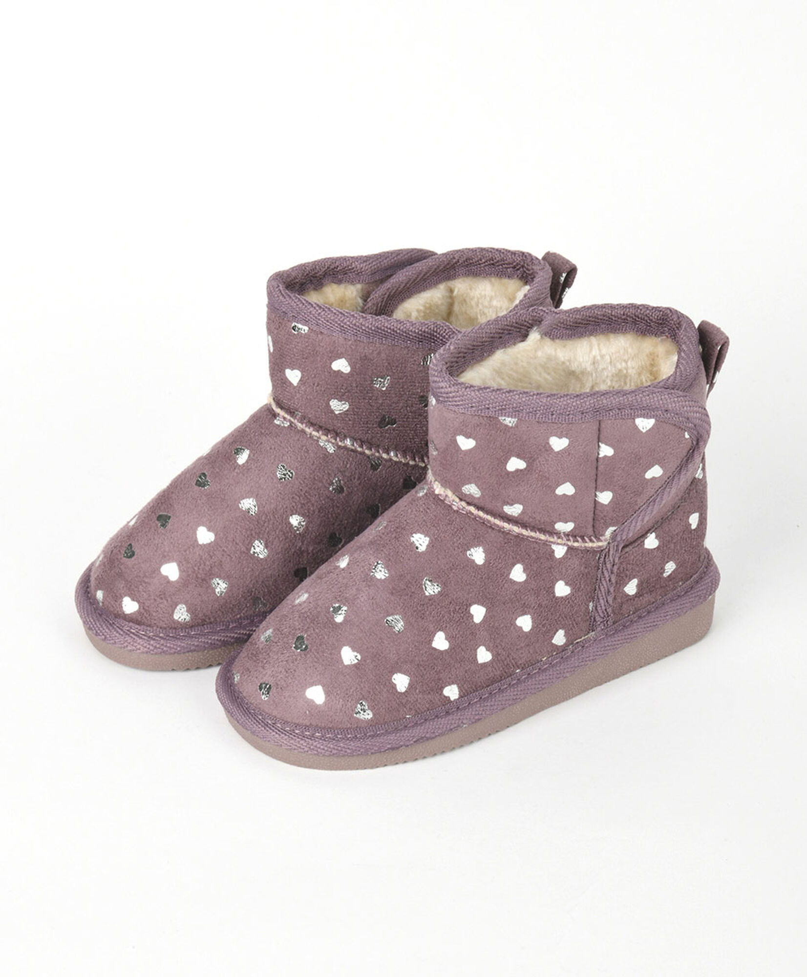 Bota niña (20 a 25) forrada corazones Bota niña (20 a 25) forrada corazones