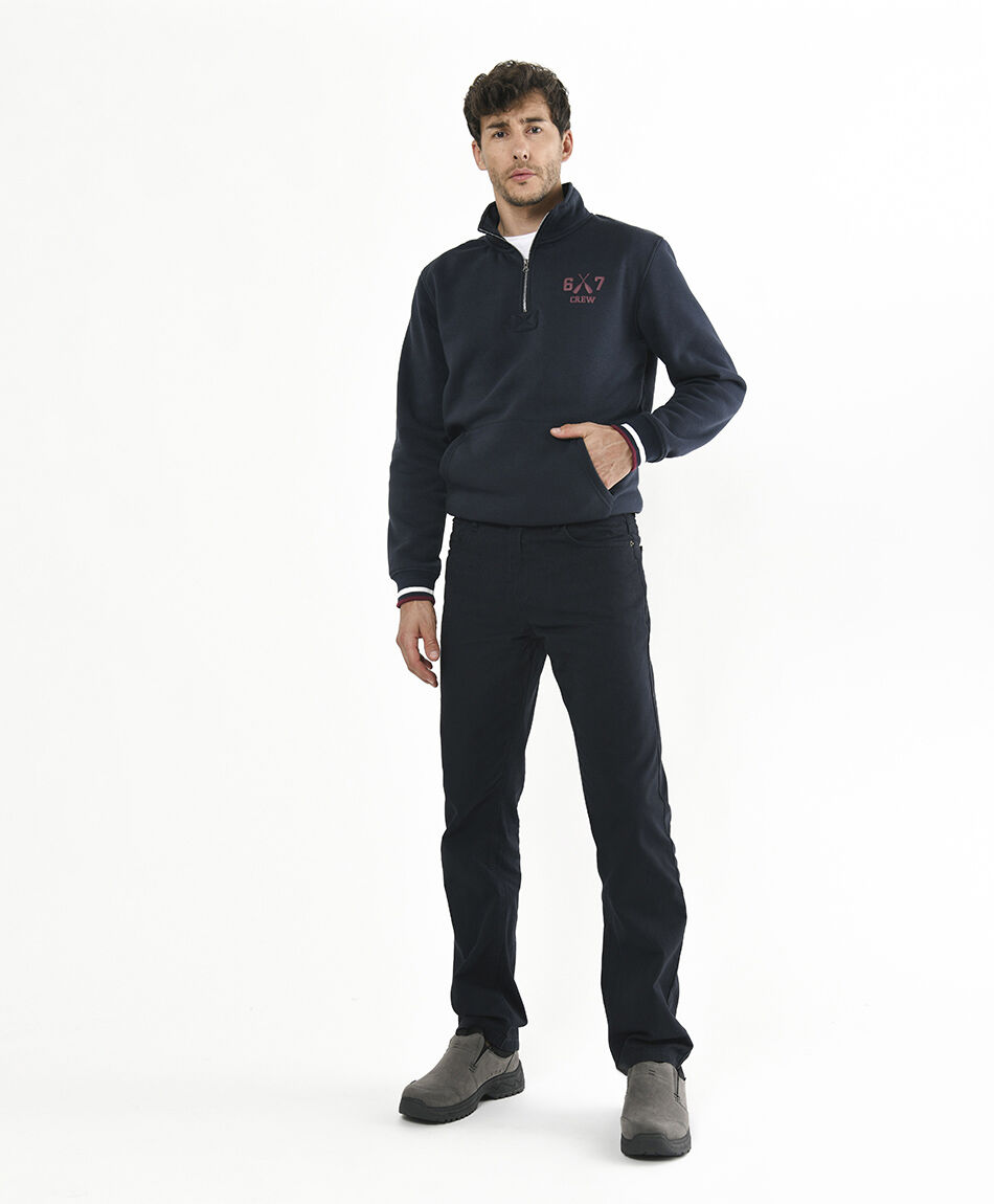 Pantal&oacute;n hombre cl&aacute;sico azul