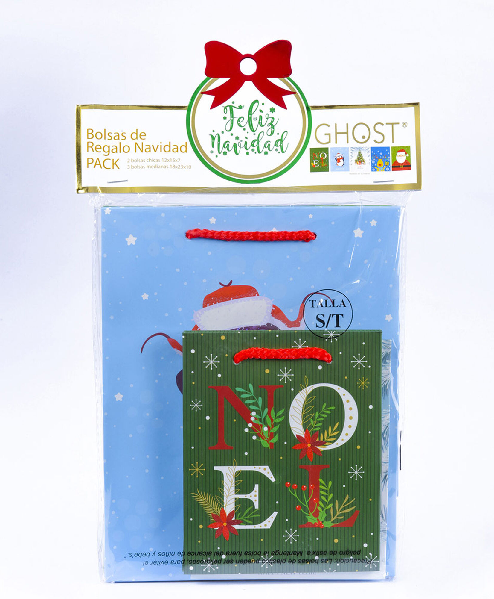 Pack 5 bolsas regalo navidad Pack 5 bolsas regalo navidad