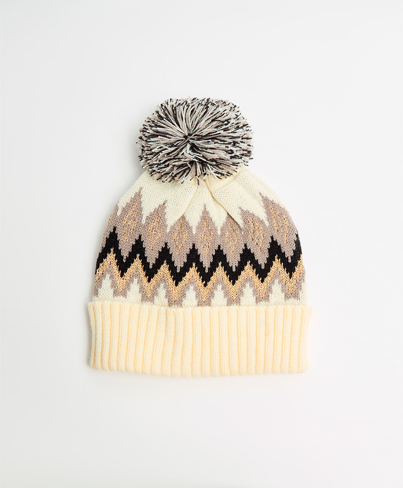 Set bufanda + gorro mujer flecos Set bufanda + gorro mujer flecos