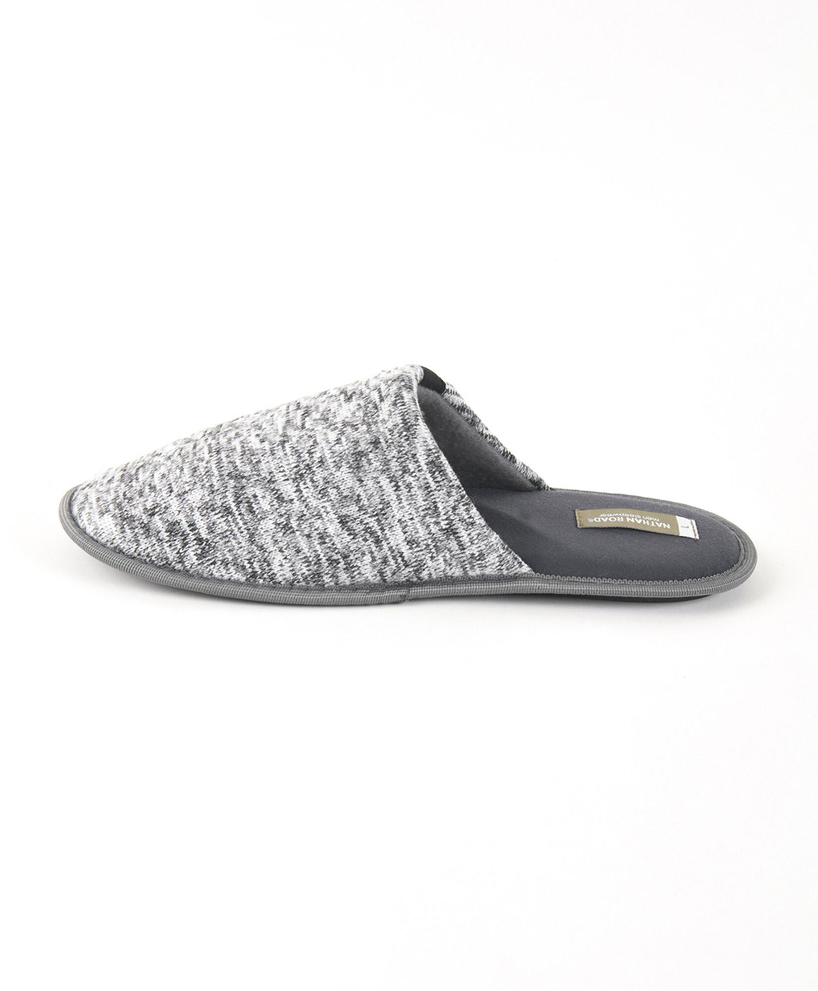 Pantufla hombre gris melange Pantufla hombre gris melange