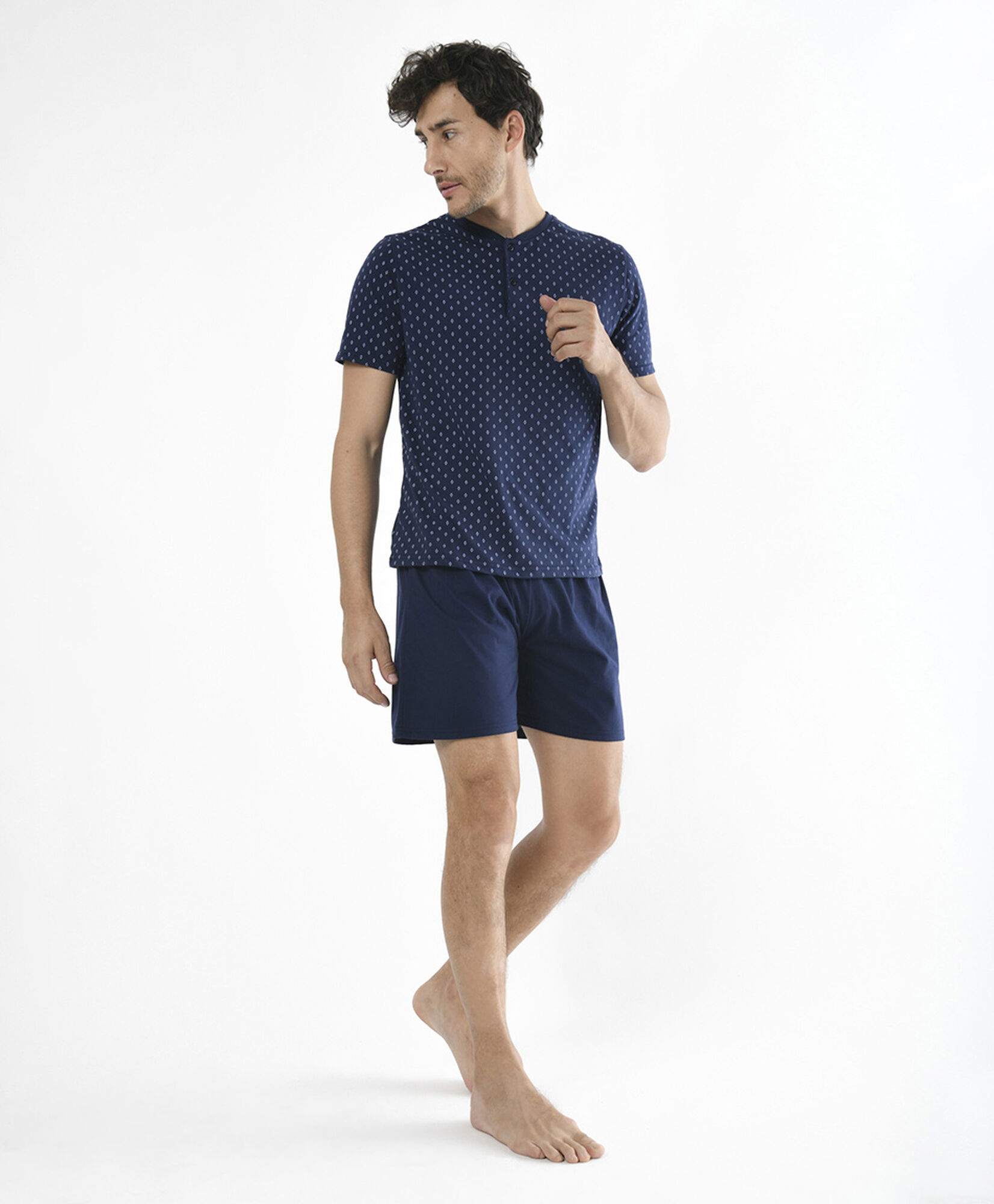 Pijama hombre mini rombos 2 piezas Pijama hombre mini rombos 2 piezas