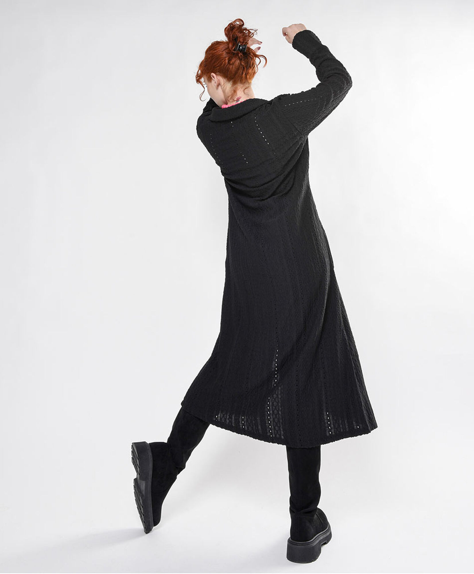 Vestido largo mujer calado botones Vestido largo mujer calado botones