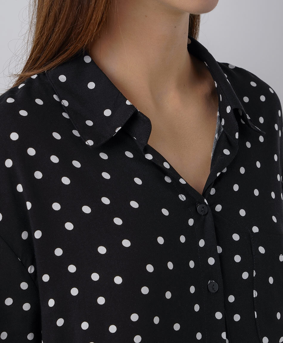 Blusa mujer lunares