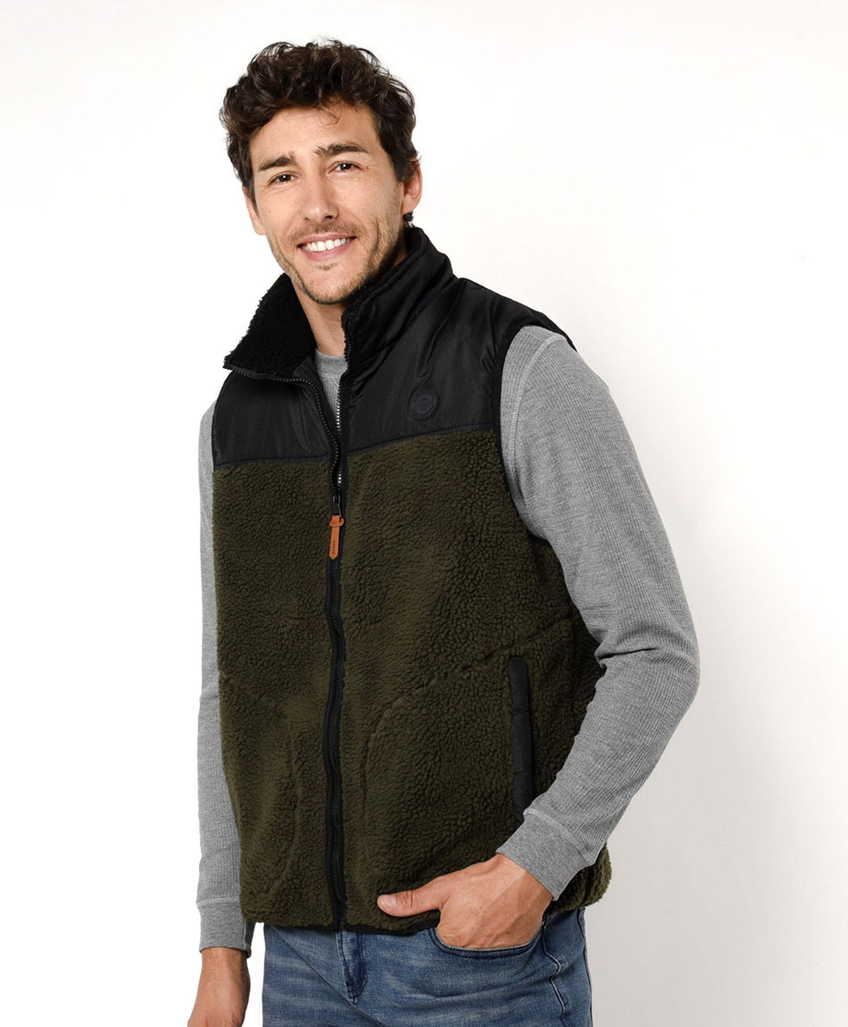 Parka hombre chiporro sin mangas Parka hombre chiporro sin mangas
