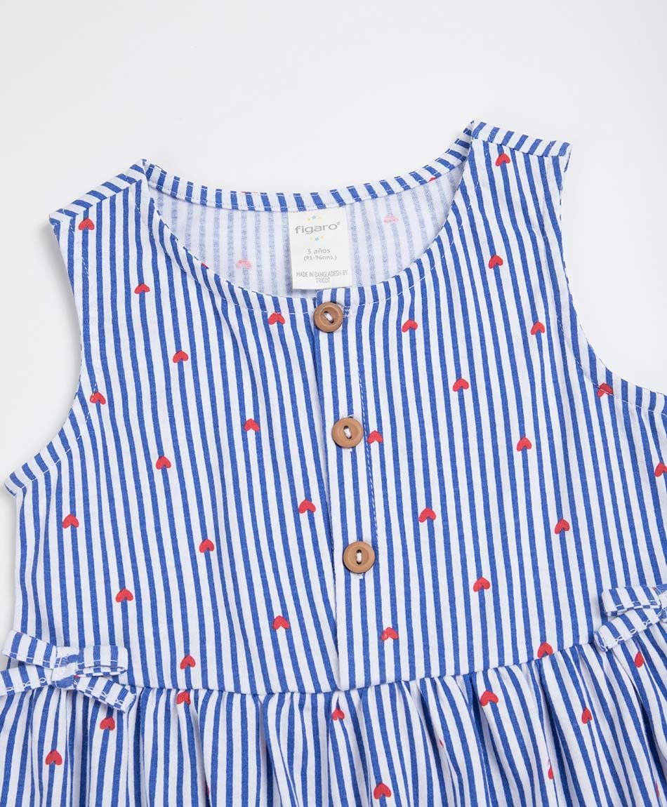 Vestido beb&eacute; l&iacute;neas