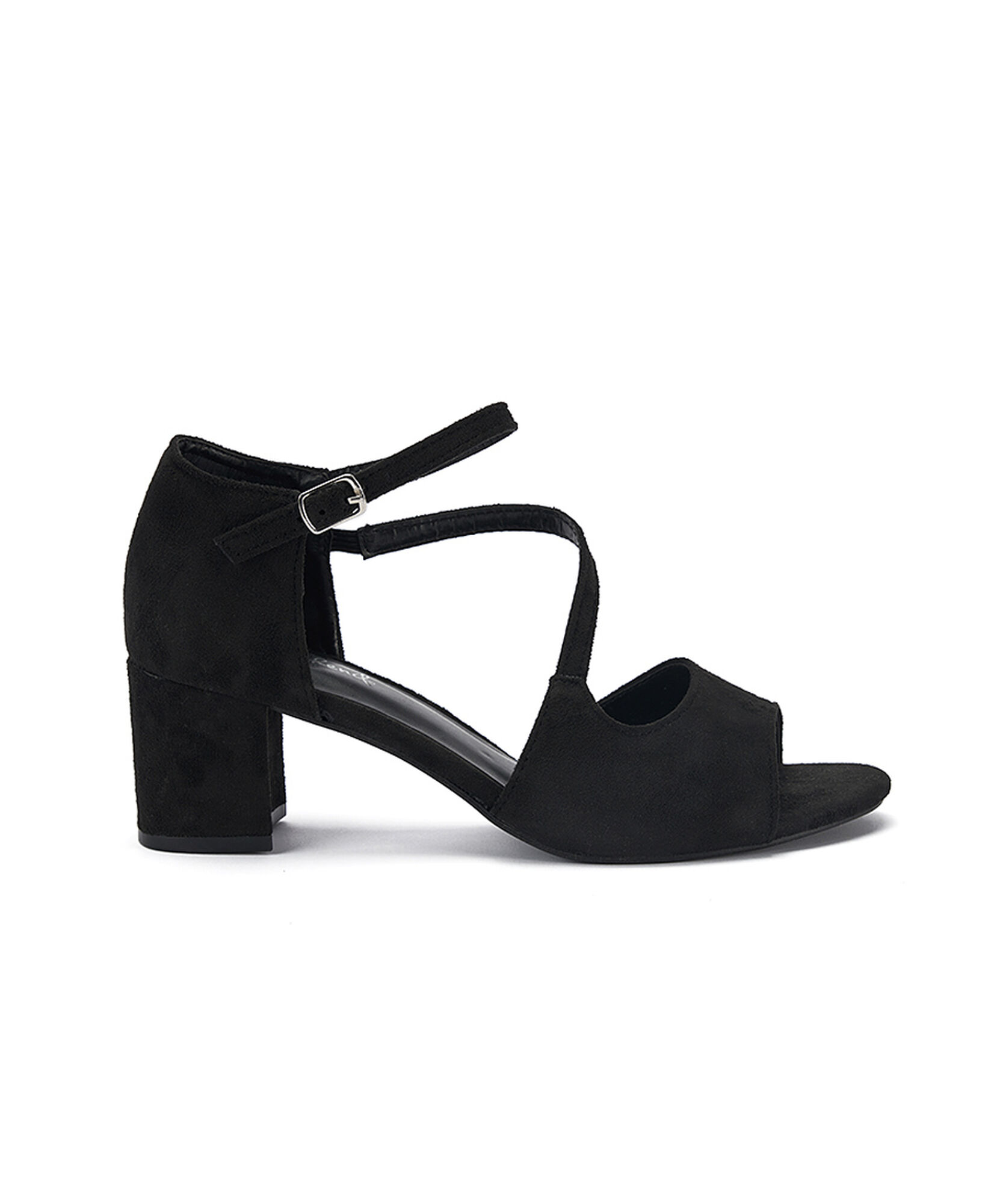 Sandalia mujer correa cruzada black Sandalia mujer correa cruzada black