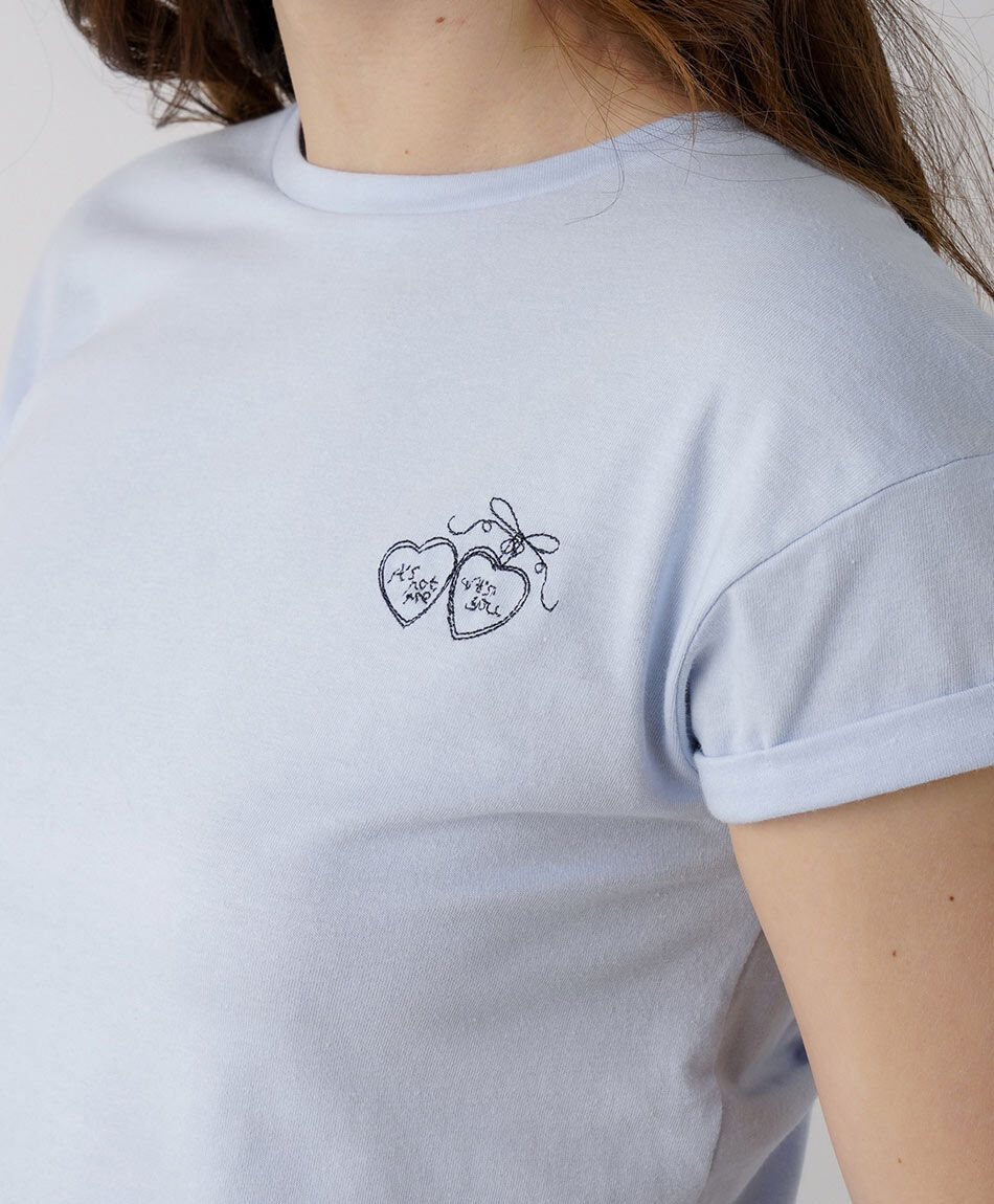 Polera mujer corazones