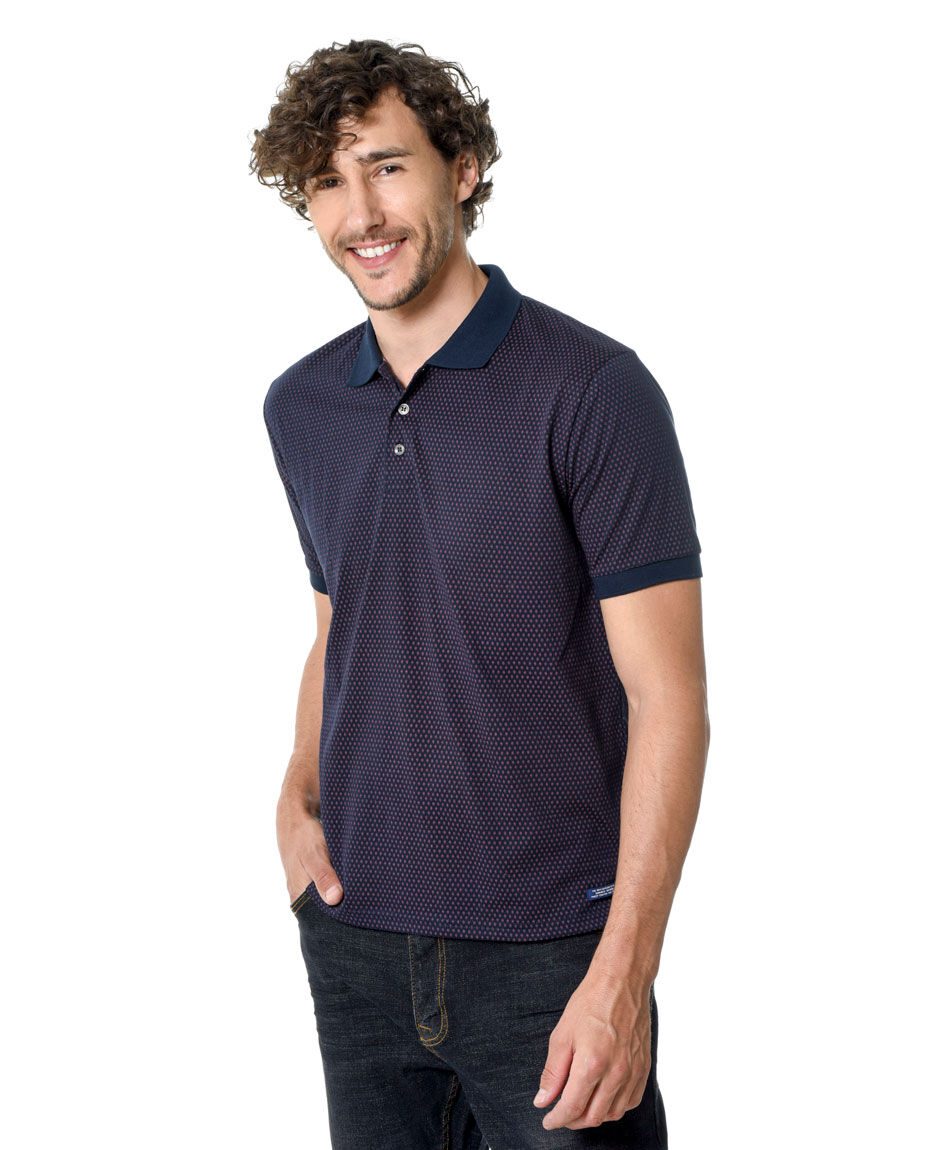 Polera cuello polo