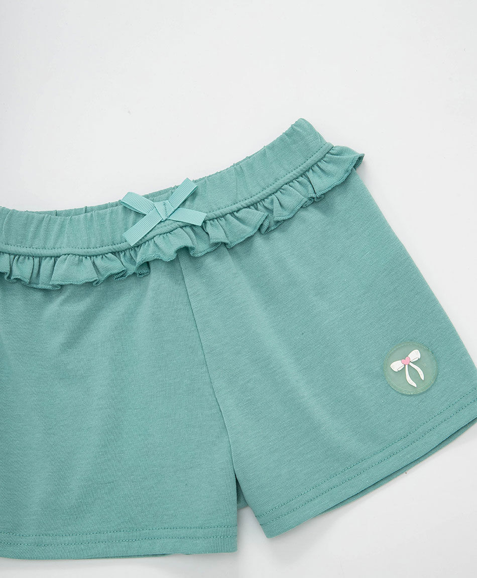 Short beb&eacute; vuelos parche cinta