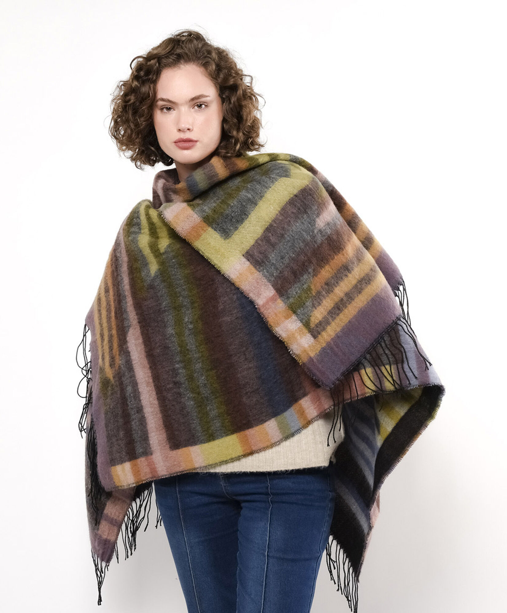 Poncho mujer colores Poncho mujer colores