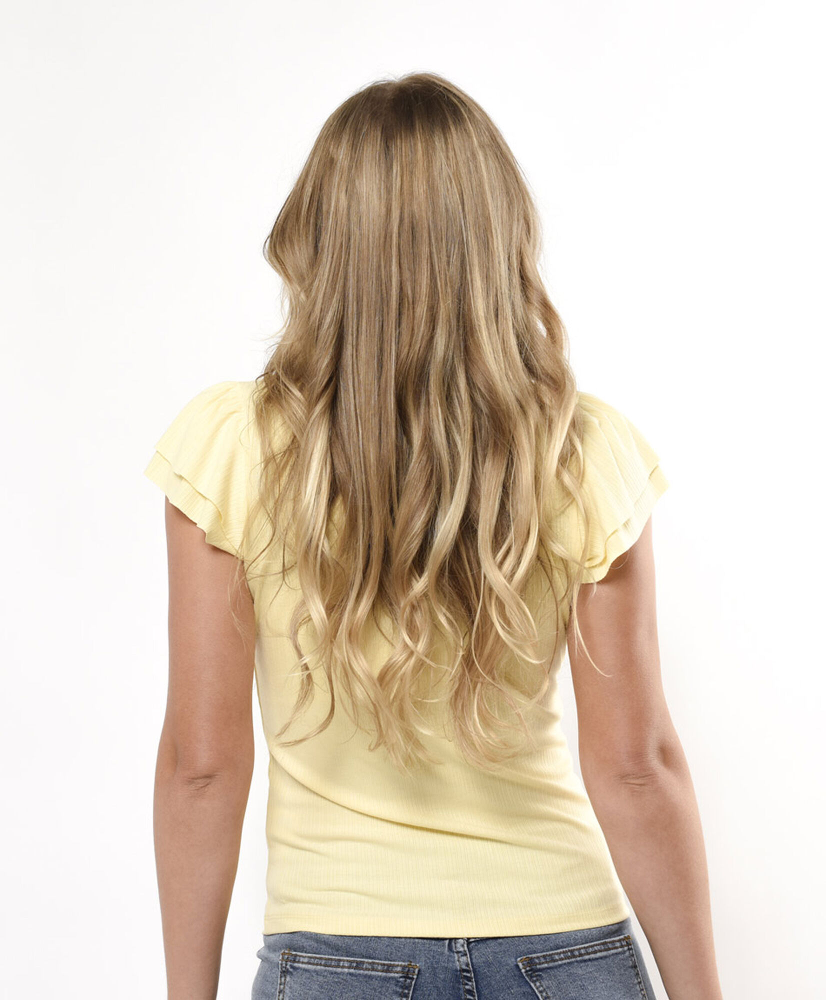Polera mujer canalé doble manga Polera mujer canalé doble manga