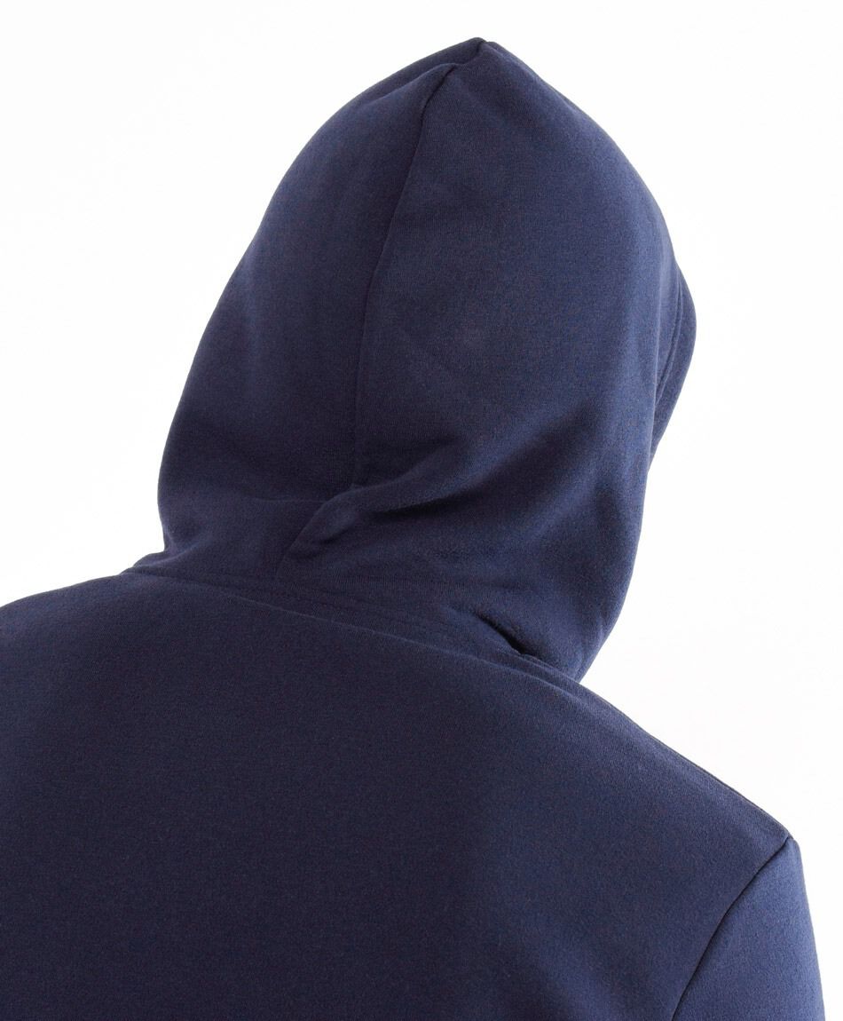 Poler&oacute;n hombre liso capucha