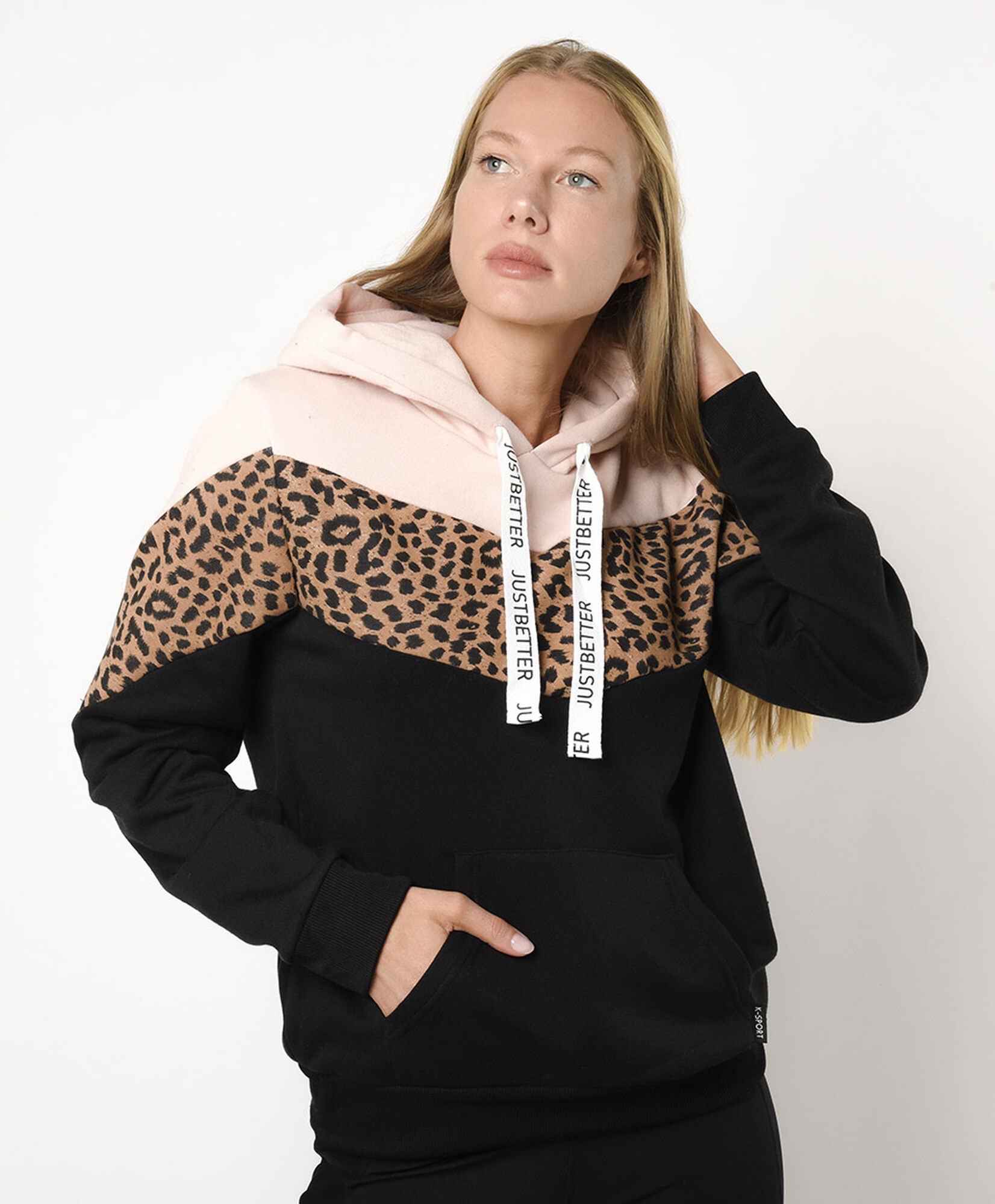 Polerón deportivo mujer tricolor Polerón deportivo mujer tricolor