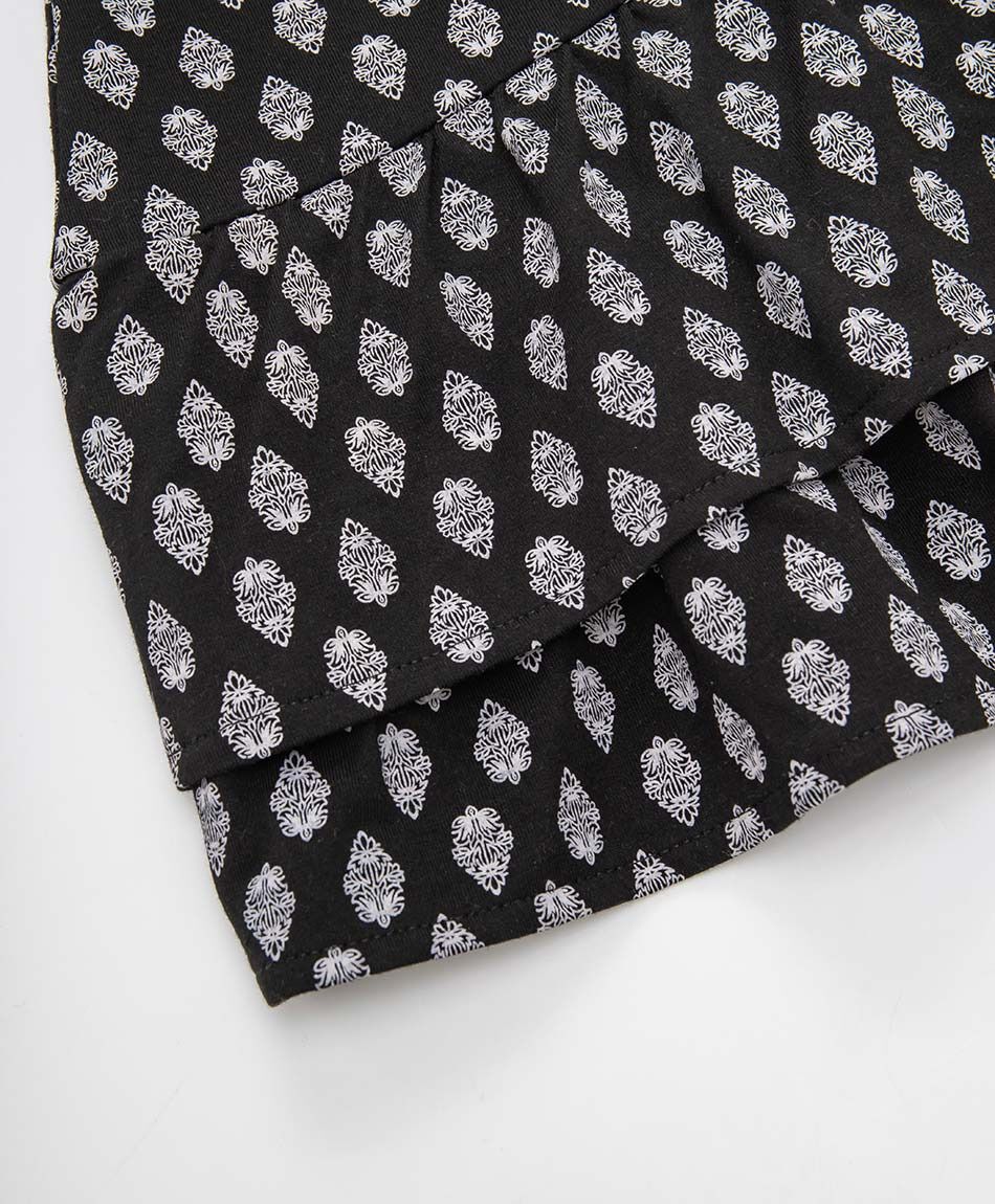 Falda ni&ntilde;a mini print