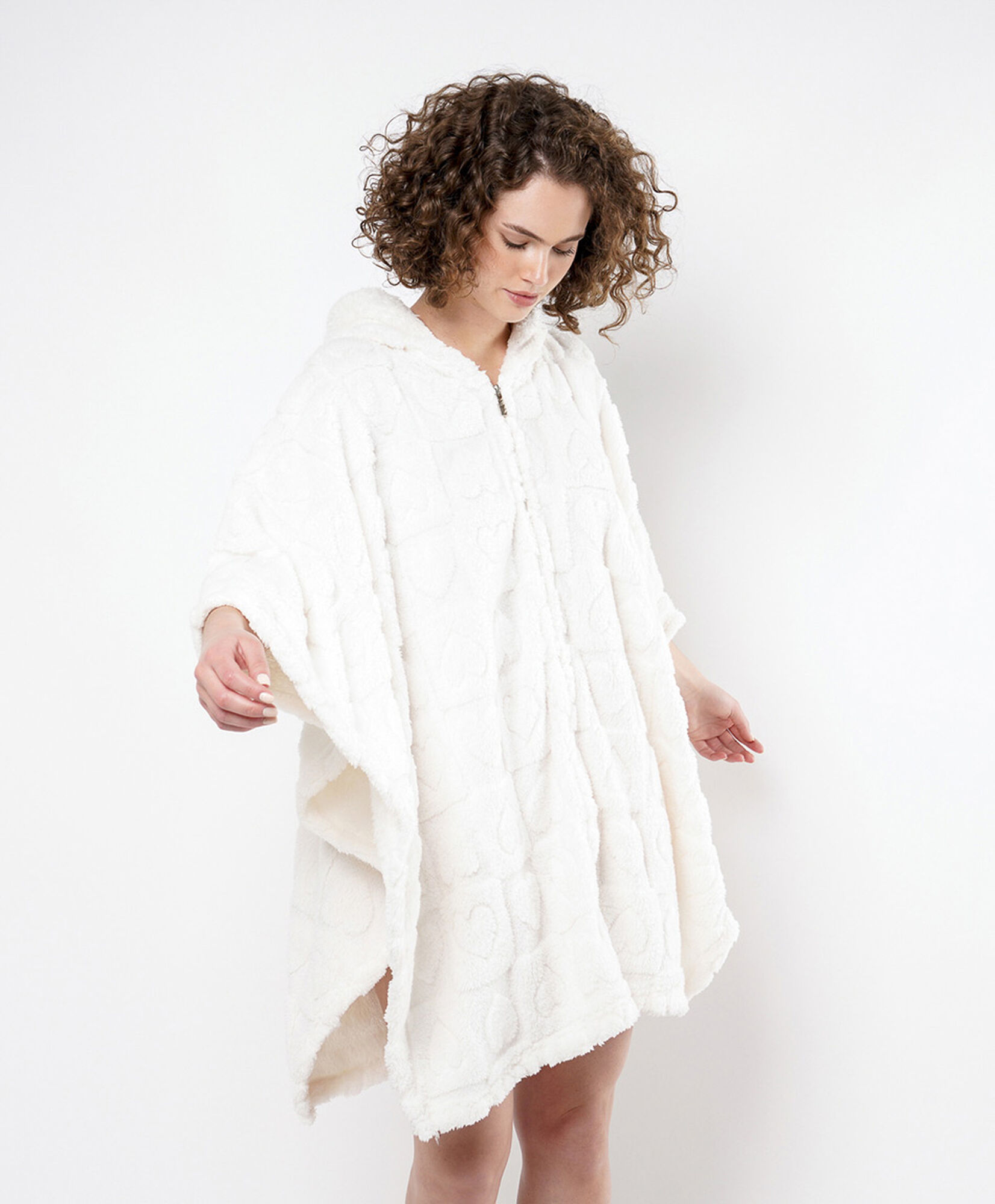 Polerón bata mujer jacquard cierre Polerón bata mujer jacquard cierre